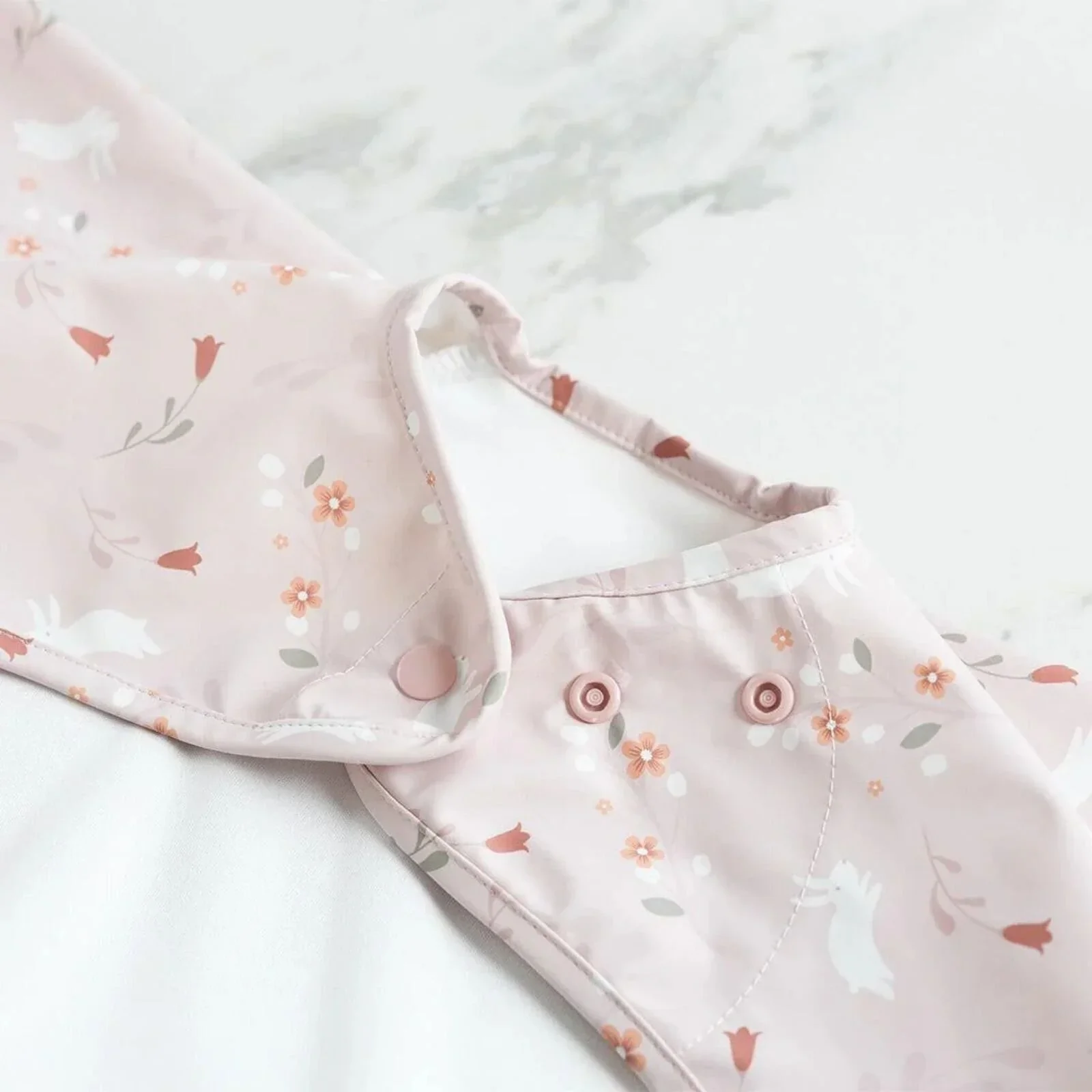 Bibado Coverall Weaning Bib - Botanical Bunnies - Image 4