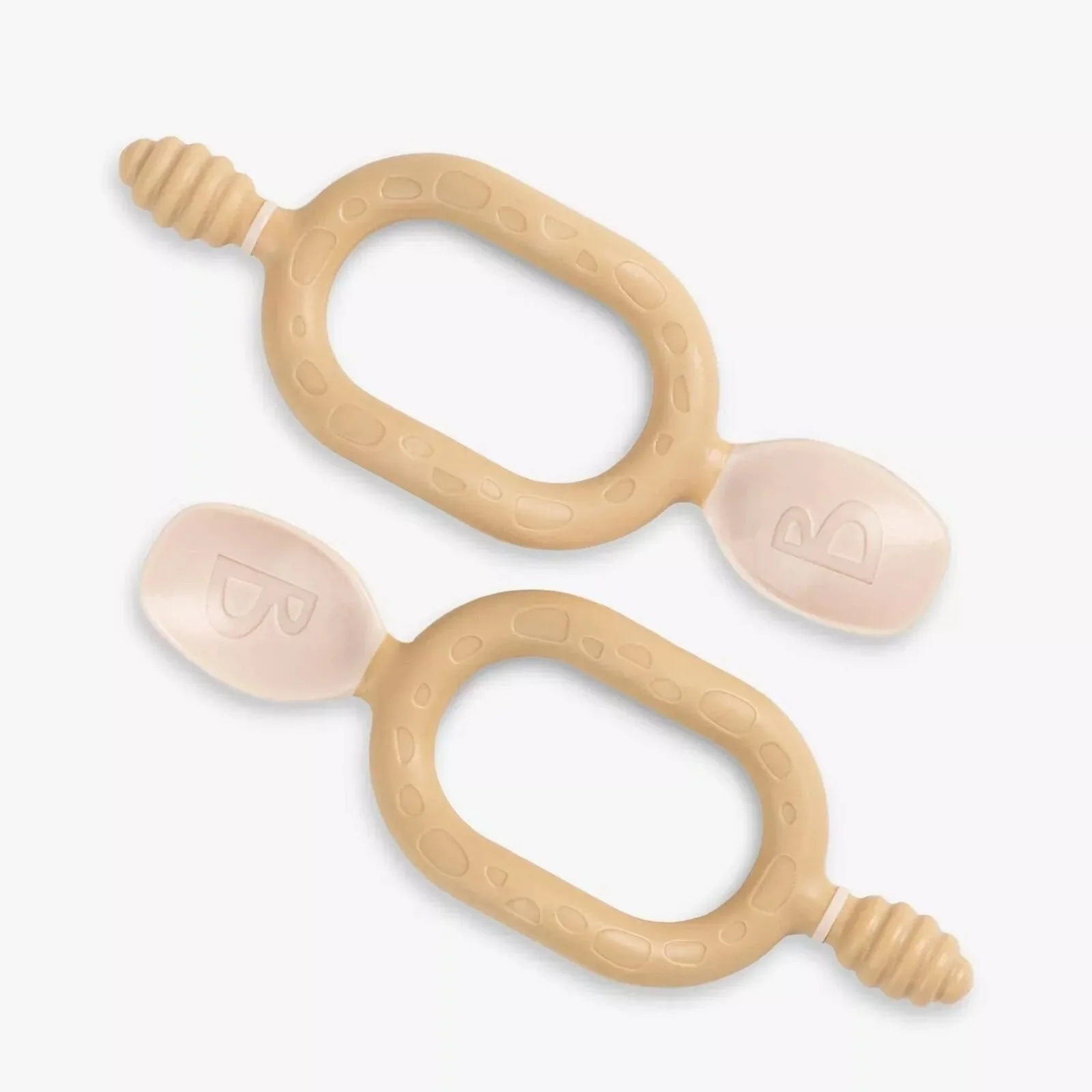 Bibado Dippit Baby Weaning Spoons 6+ months Pack of 2 - Fawn - Image 2