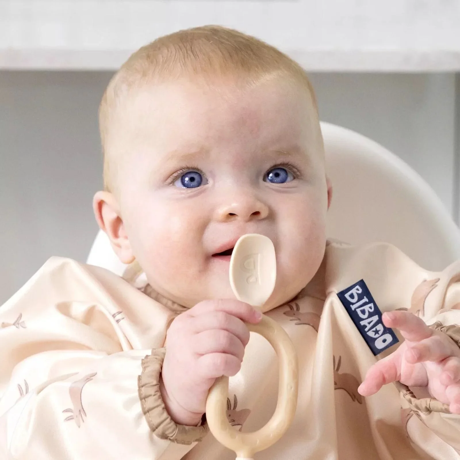 Bibado Dippit Baby Weaning Spoons 6+ months Pack of 2 - Fawn - Image 8