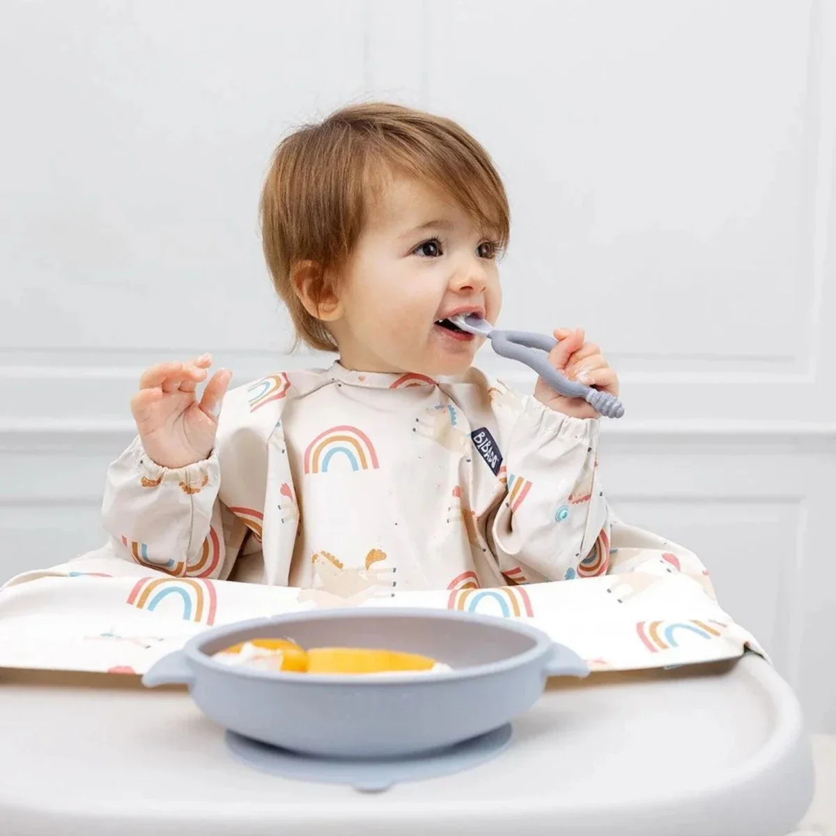 Bibado Long Sleeve Coverall Weaning Bib - Fairytale Foodies - Image 5