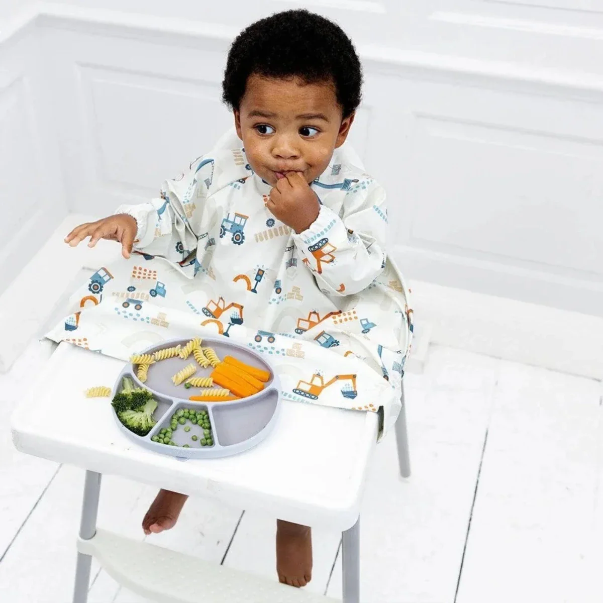 Bibado Long Sleeve Coverall Weaning Bib - Little Loader - Image 5
