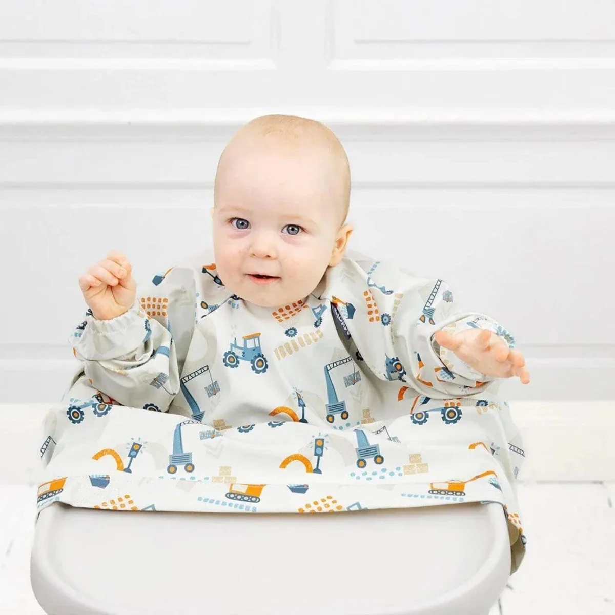 Bibado Long Sleeve Coverall Weaning Bib - Little Loader - Image 6