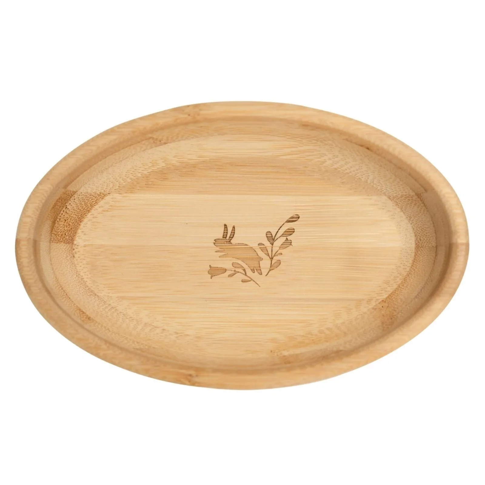 Bibado Natural Bamboo Suction Bowl - Blush - Image 2