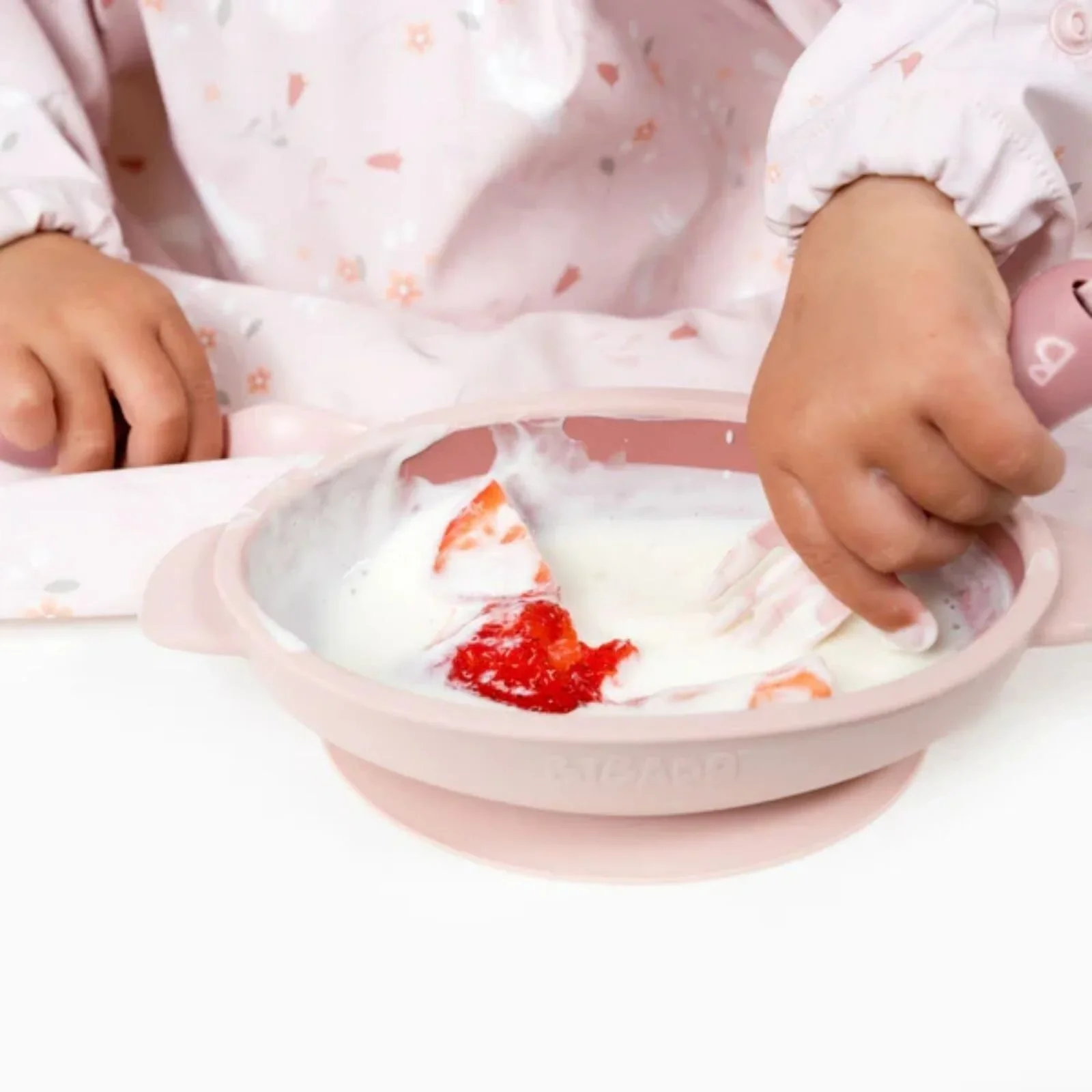 Bibado Silicone Suction Bowl - Blush - Image 5