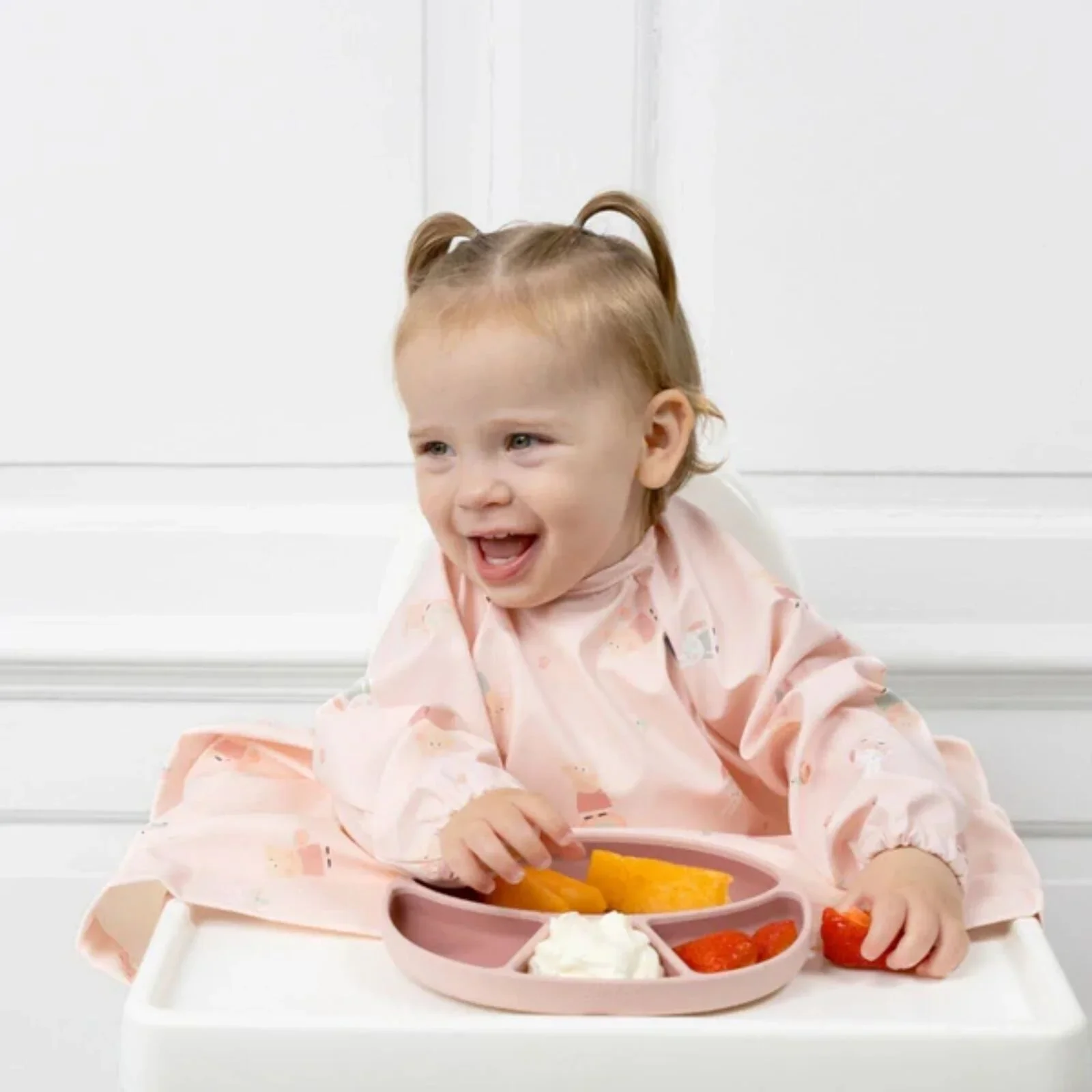 Bibado Silicone Suction Divider Plate - Blush - Image 4