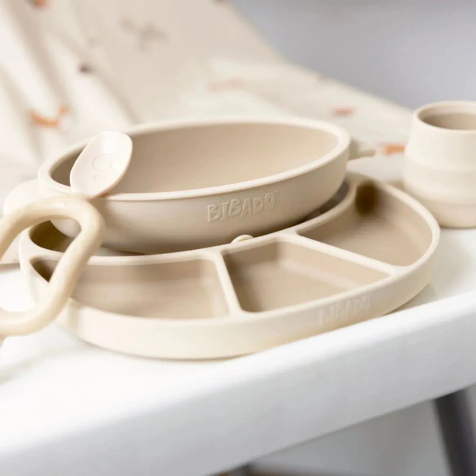 Bibado Silicone Suction Divider Plate - Fawn - Image 4