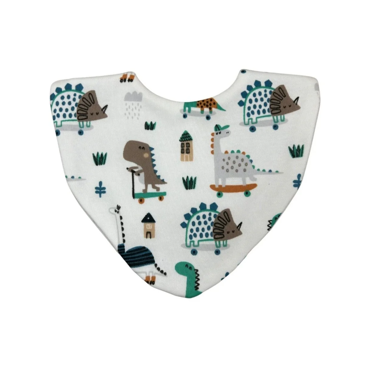 Bibbilyboo Waterproof Dribble Bib Pack of 3 - Dino - Image 2
