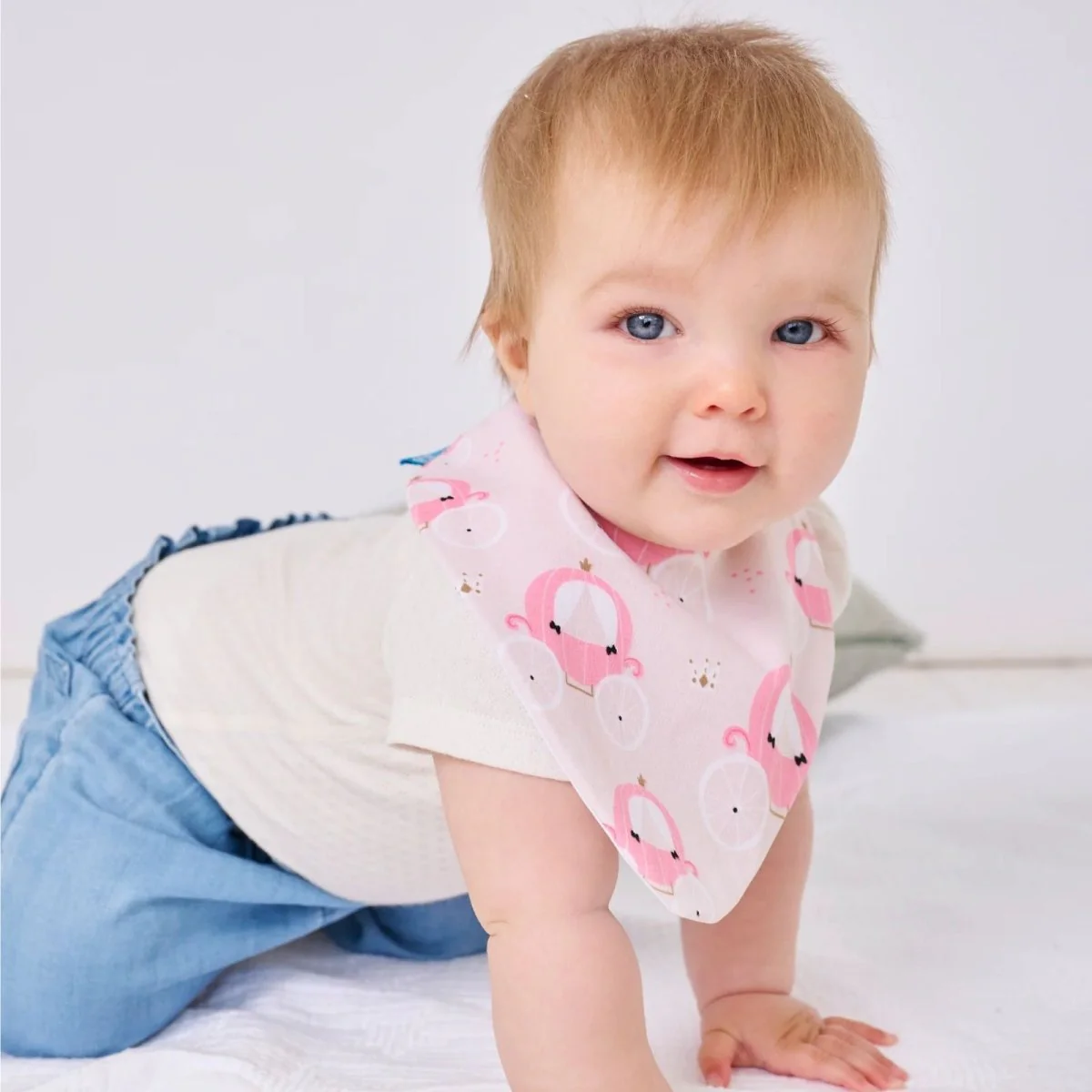 Bibbilyboo Waterproof Dribble Bib Pack of 3 - Princess - Image 7