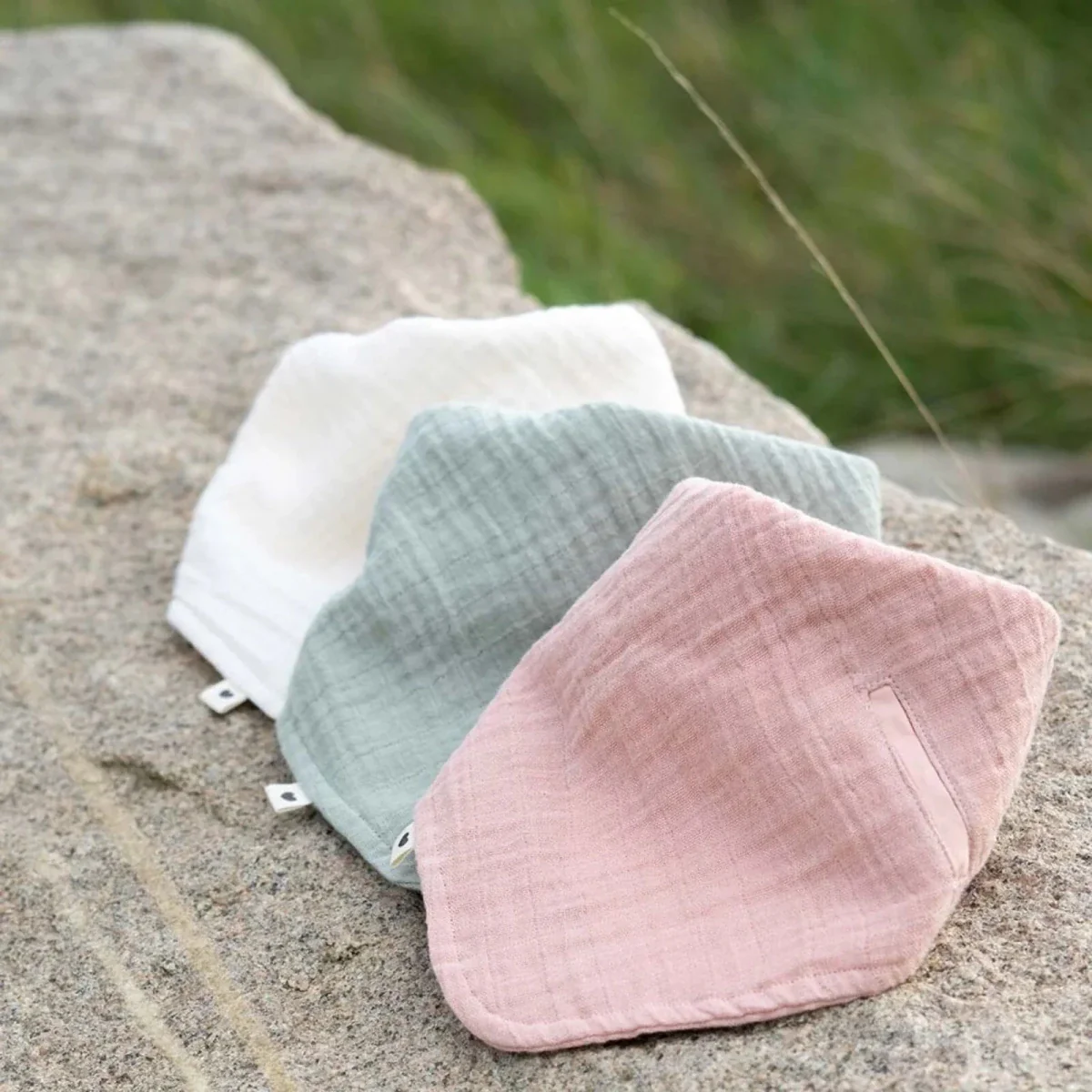 BIBS Bandana Bib - Blush - Image 3