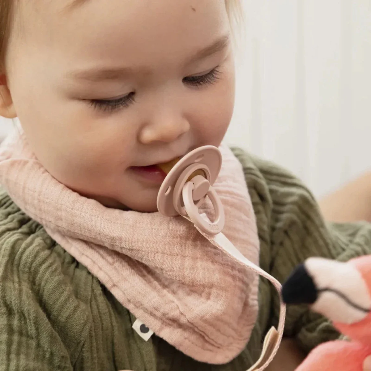 BIBS Bandana Bib - Blush - Image 7
