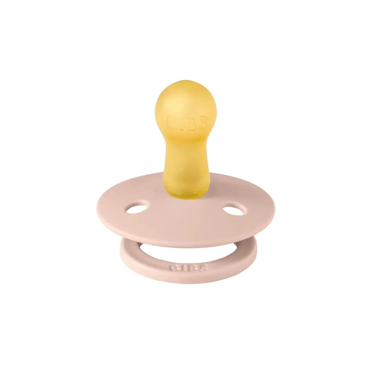BIBS Colour Latex Soothers 0-6 months Pack of 2 - Vanilla & Blush - Image 2