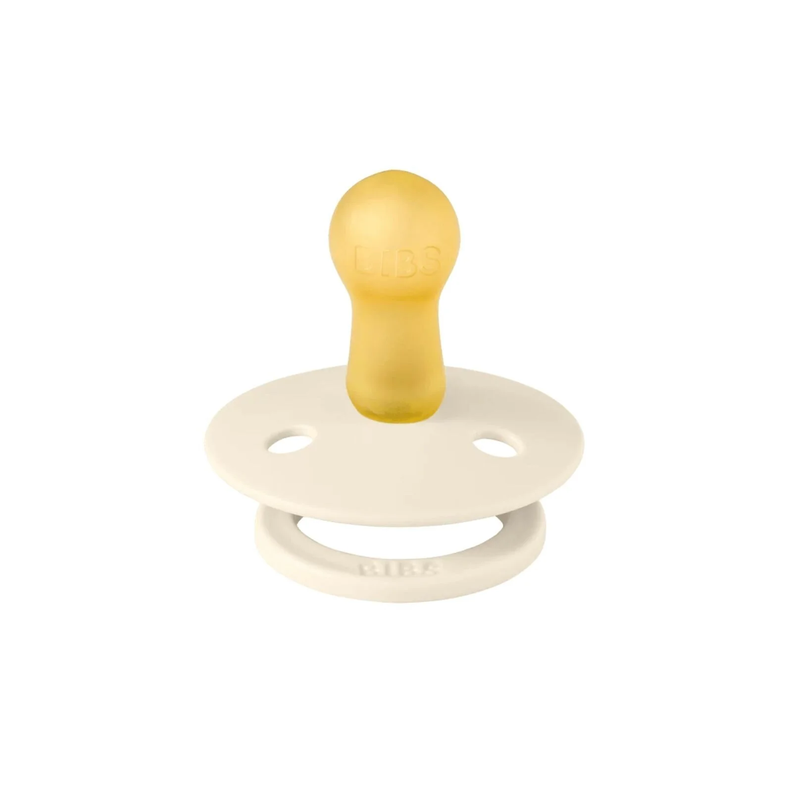 BIBS Pin Latex Soothers 6+ months Pack of 2 - Ivory & Vanilla - Image 4