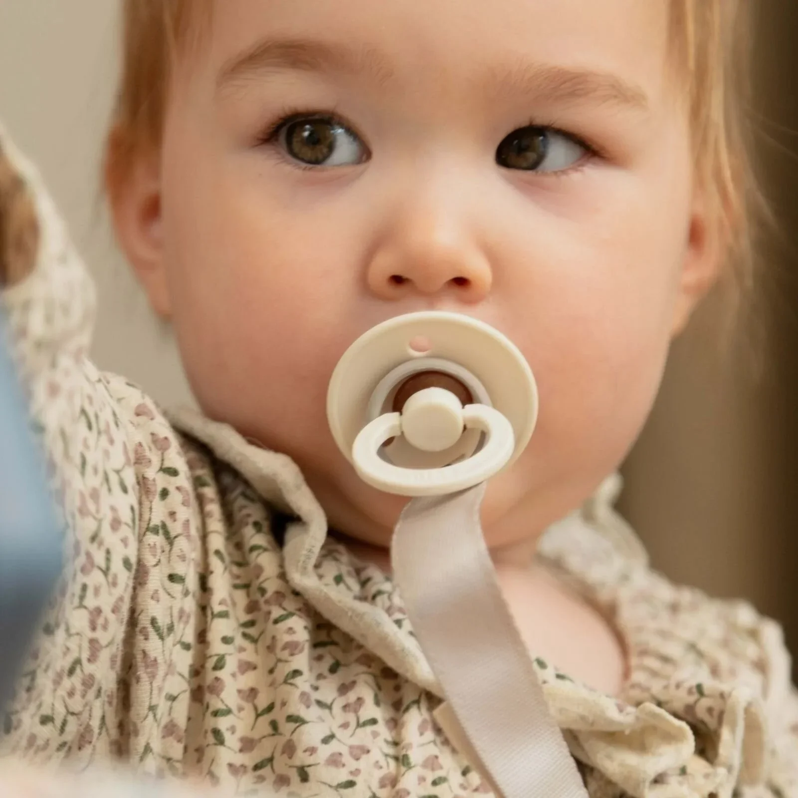 BIBS Soother Clip Ribbon - Sand - Image 7