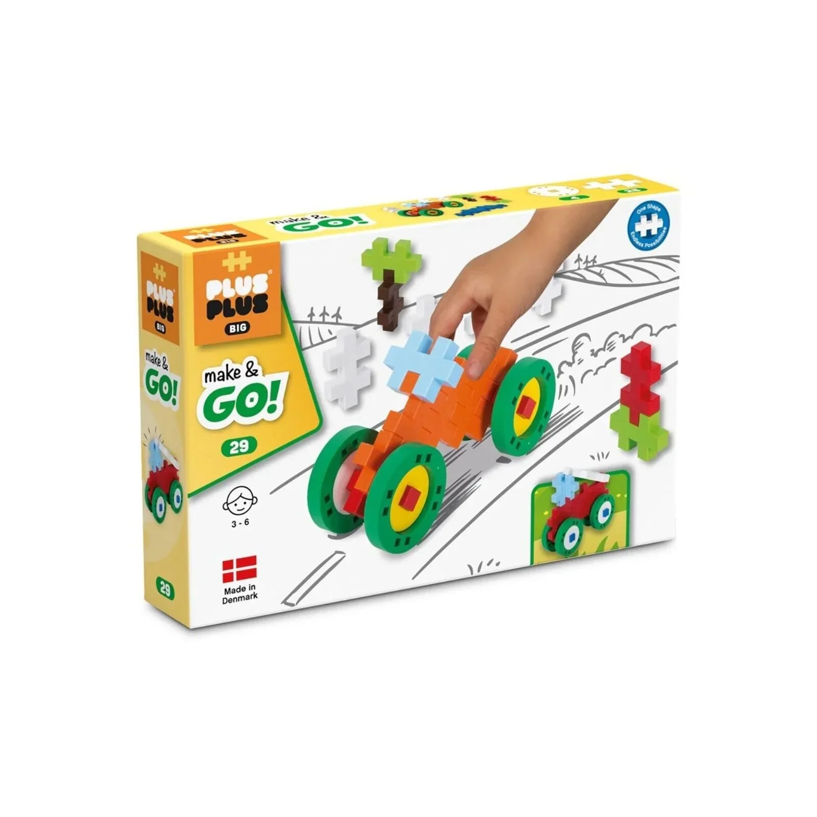Plus Plus Big Make & Go 29 pcs - Image 5