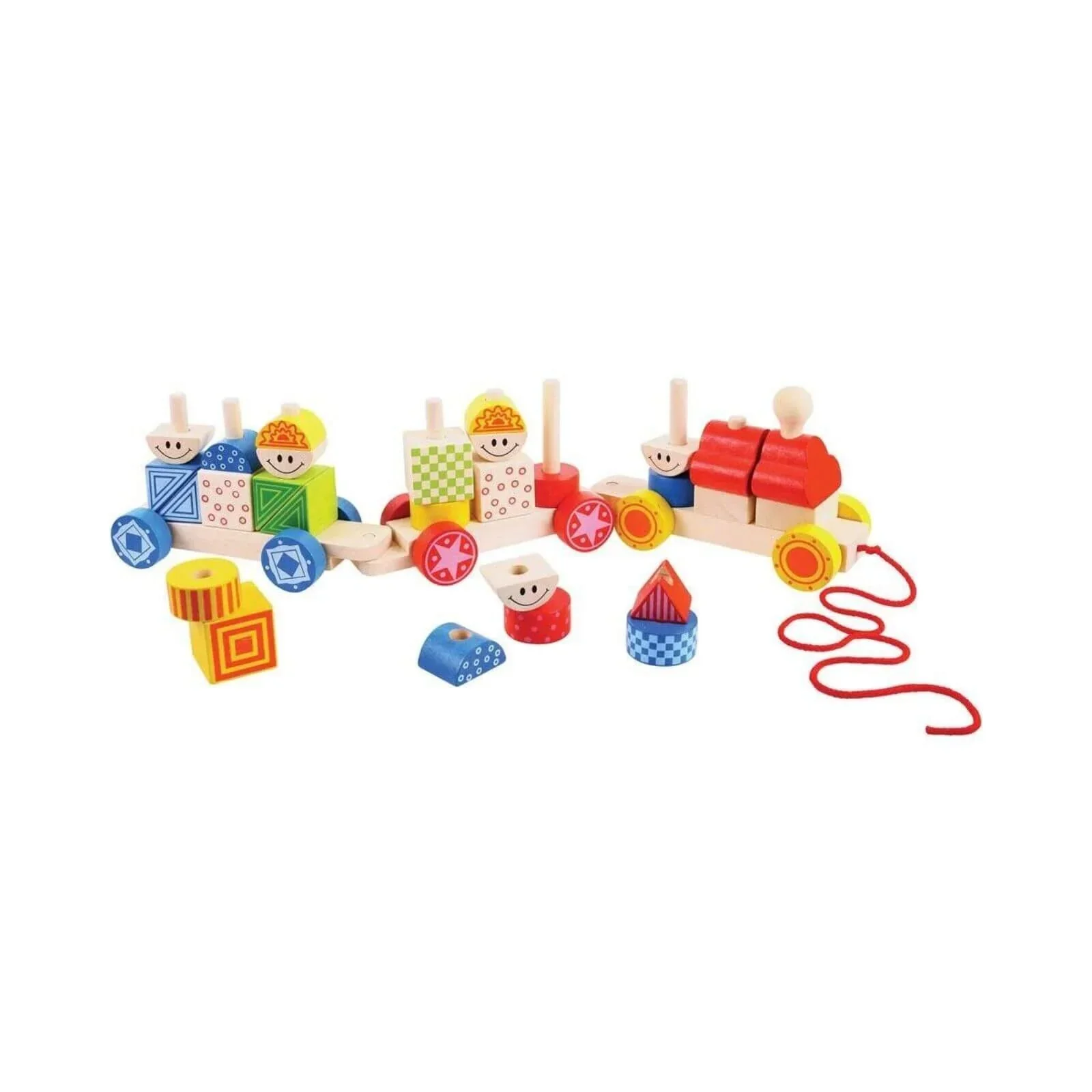 Bigjigs Toys Build Up Train - Image 2
