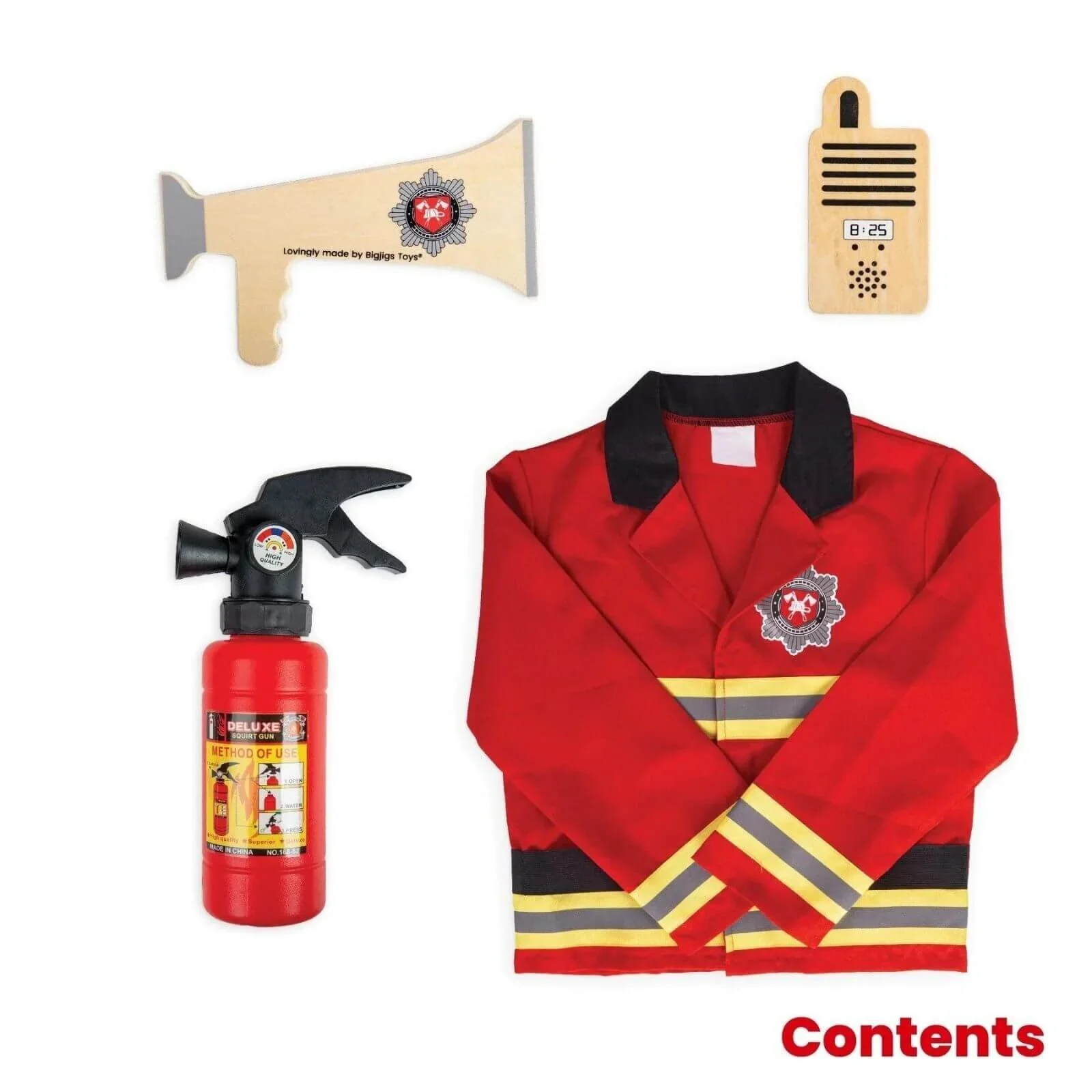Bigjigs Toys Firefighter Dress Up - Image 4