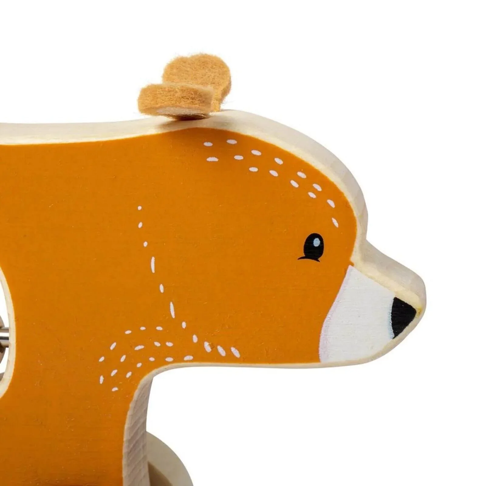 Bigjigs Toys Push Along Bear - Image 7