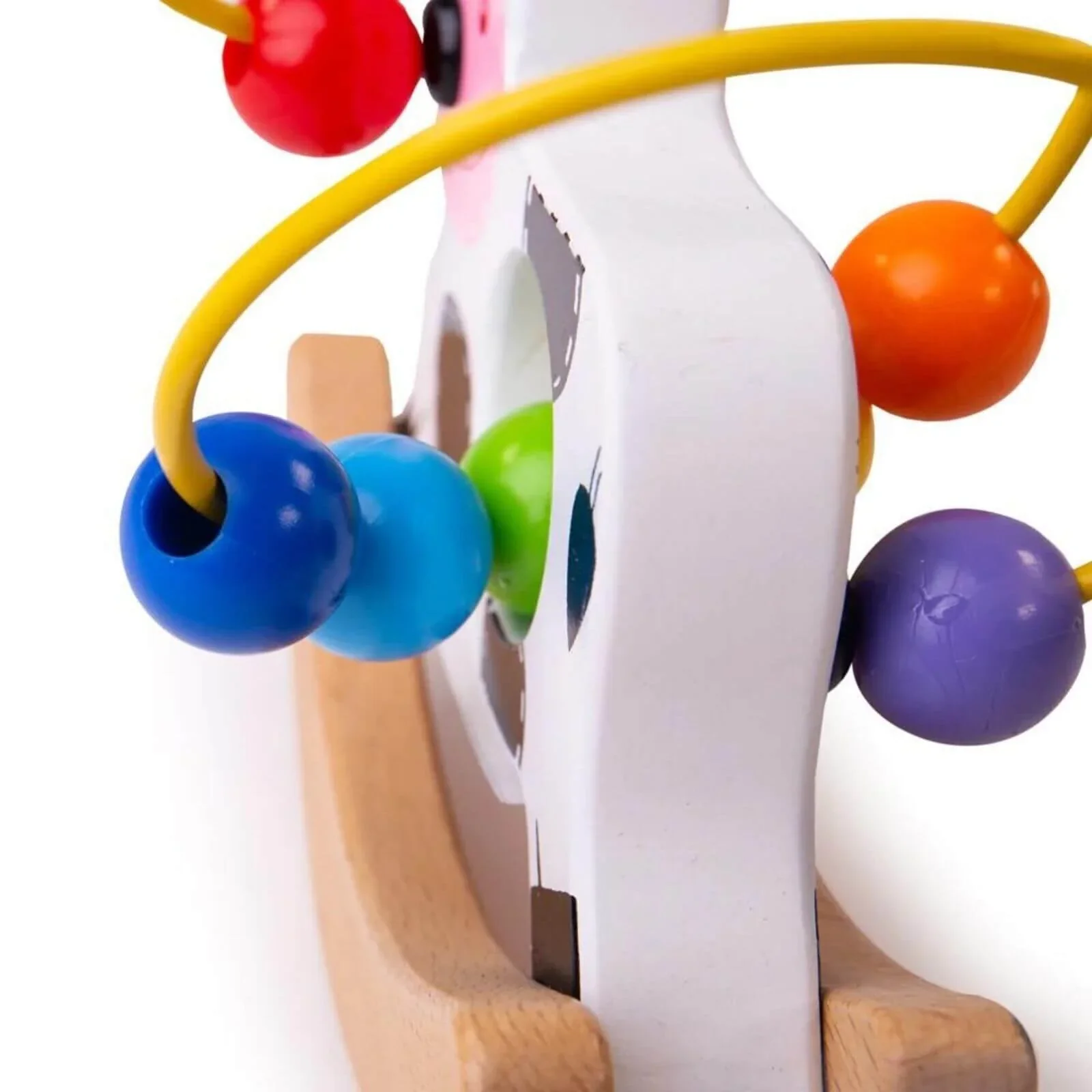 Bigjigs Toys Rocking Bead Frame Cow - Image 4