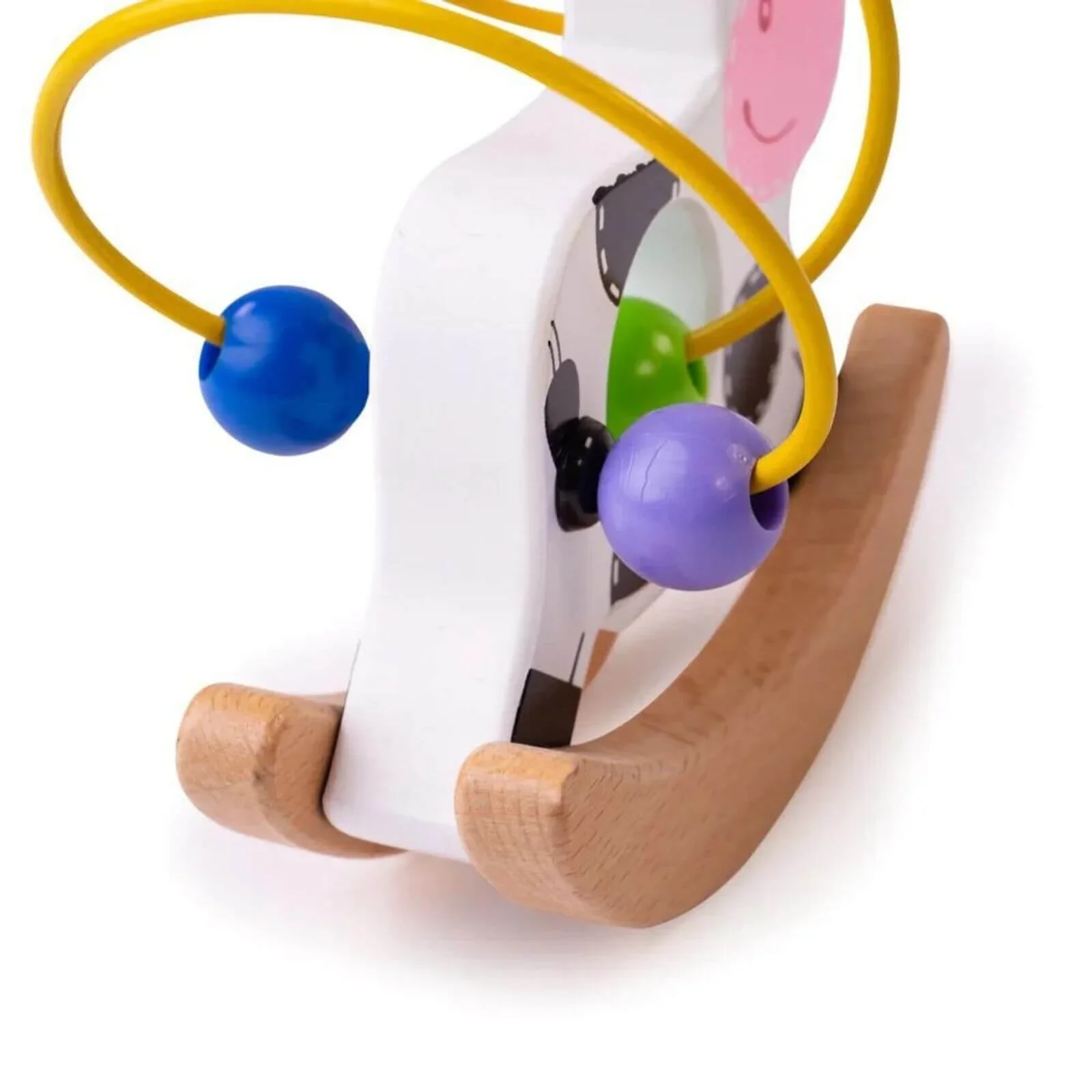 Bigjigs Toys Rocking Bead Frame Cow - Image 6