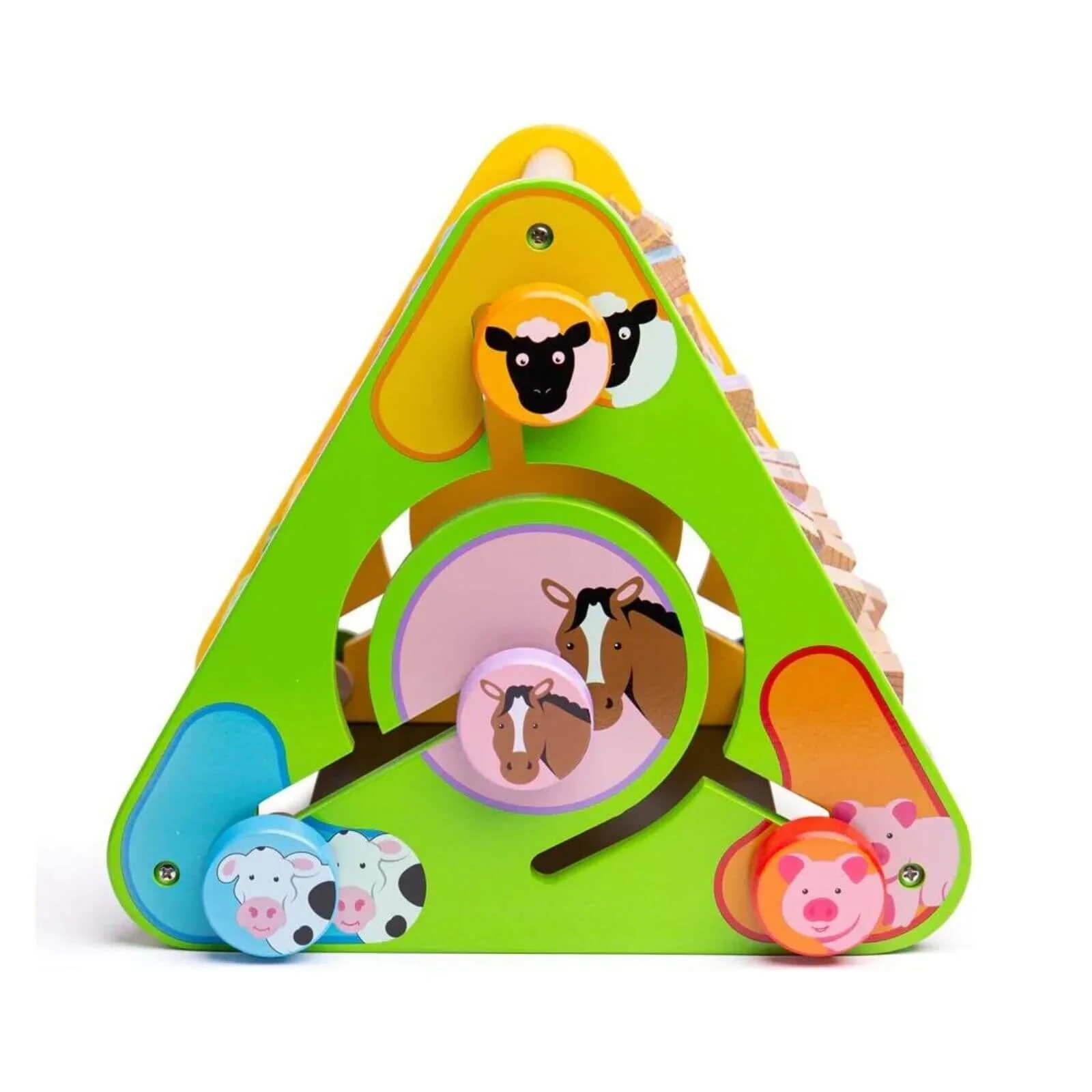 Bigjigs Toys Triangular Activity Centre - Image 4