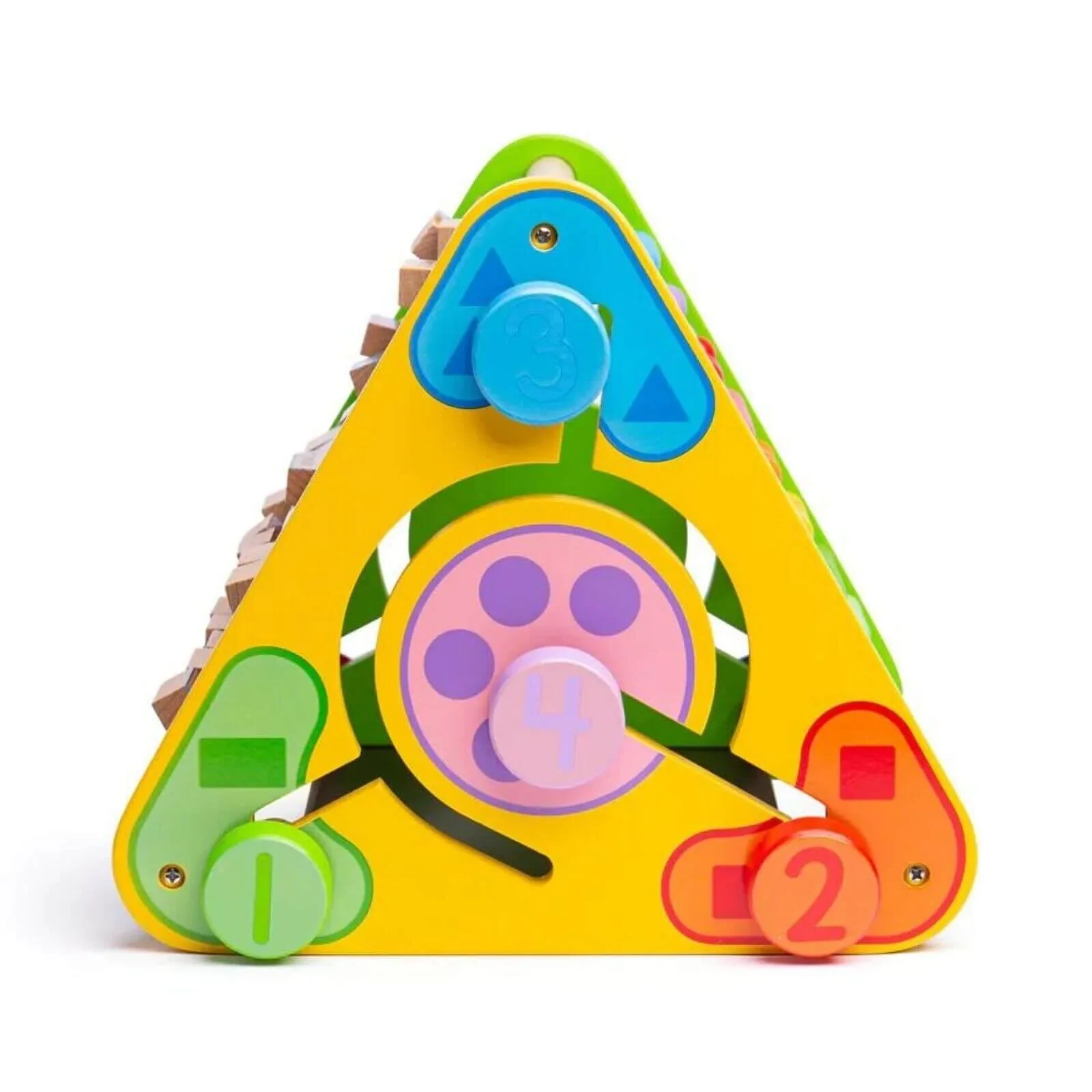 Bigjigs Toys Triangular Activity Centre - Image 5