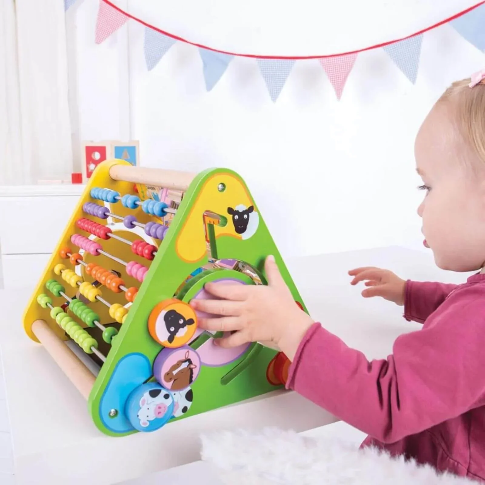 Bigjigs Toys Triangular Activity Centre - Image 9