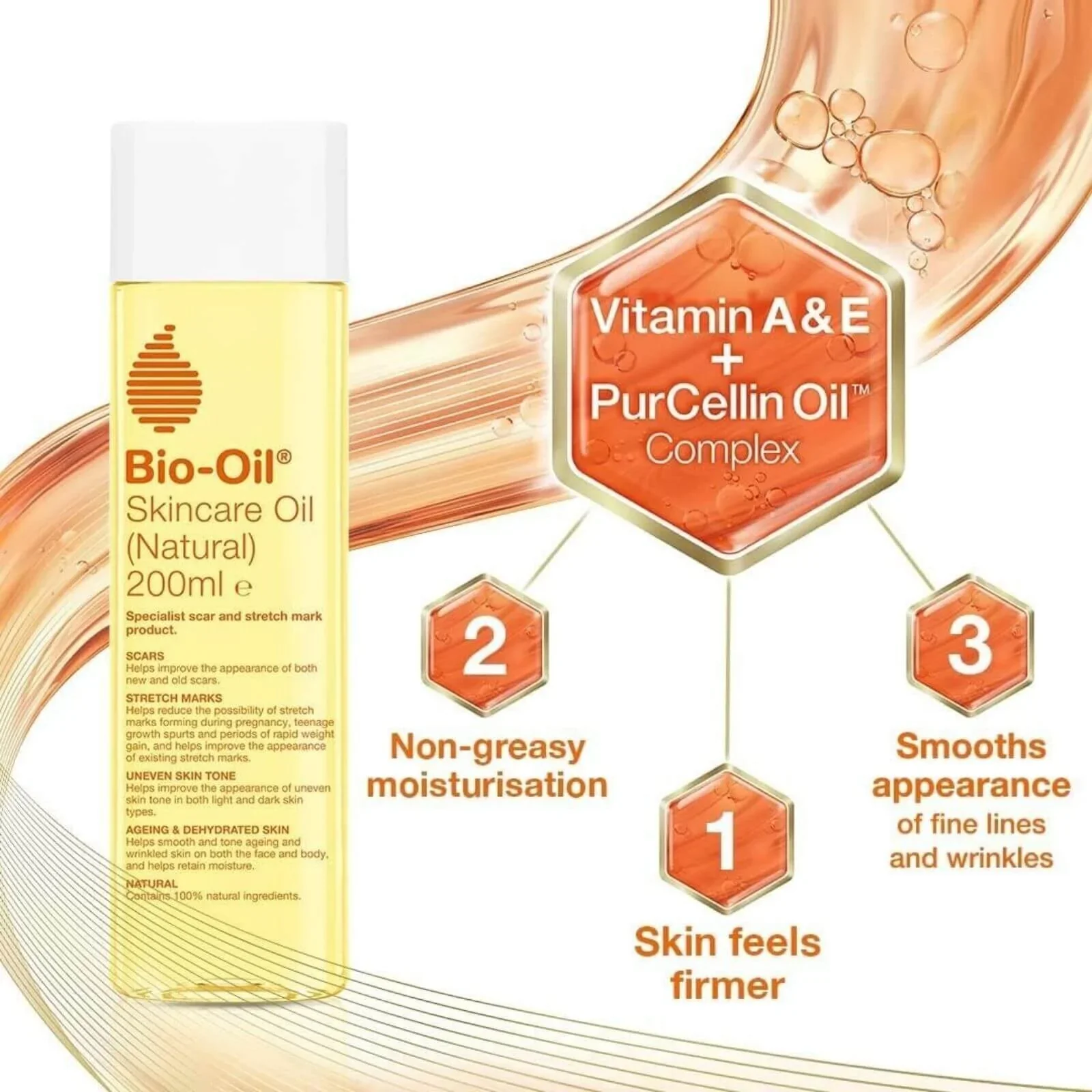 Bio-Oil Natural Skincare Oil 200ml - Image 5