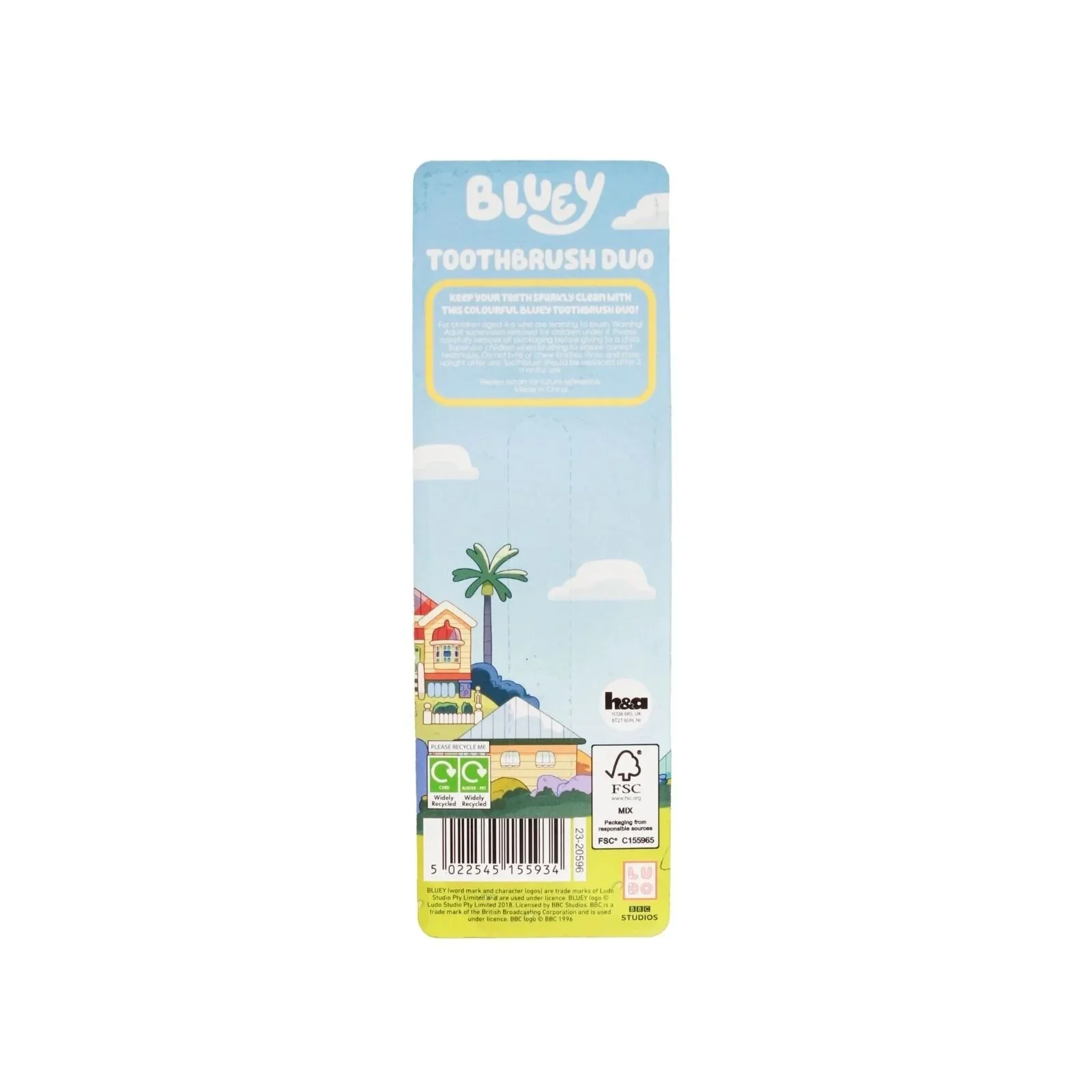 Bluey Toothbrushes Pack of 2 - Image 2