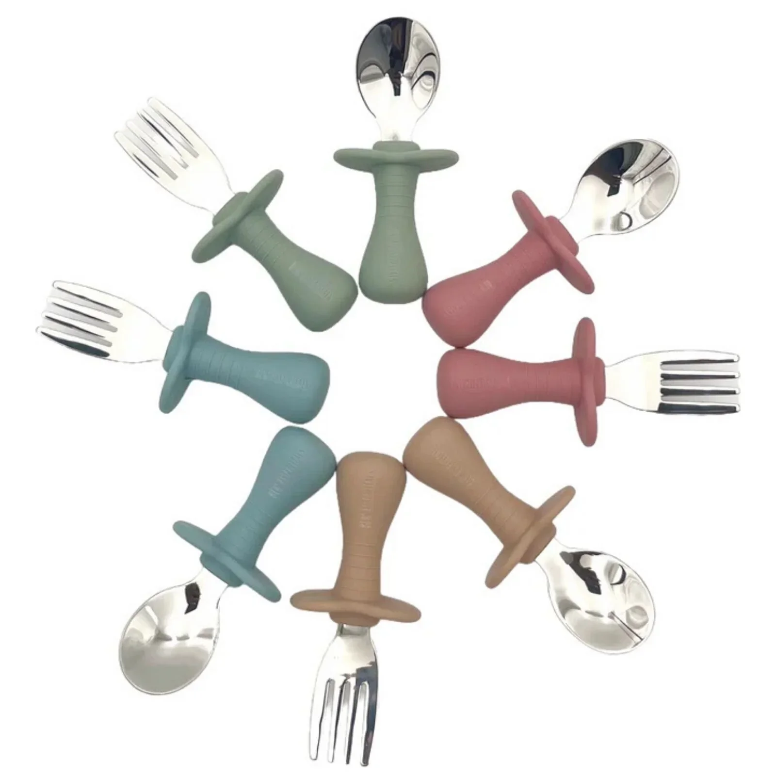 BLW Essentials Toddler Cutlery Set - Sage - Image 2