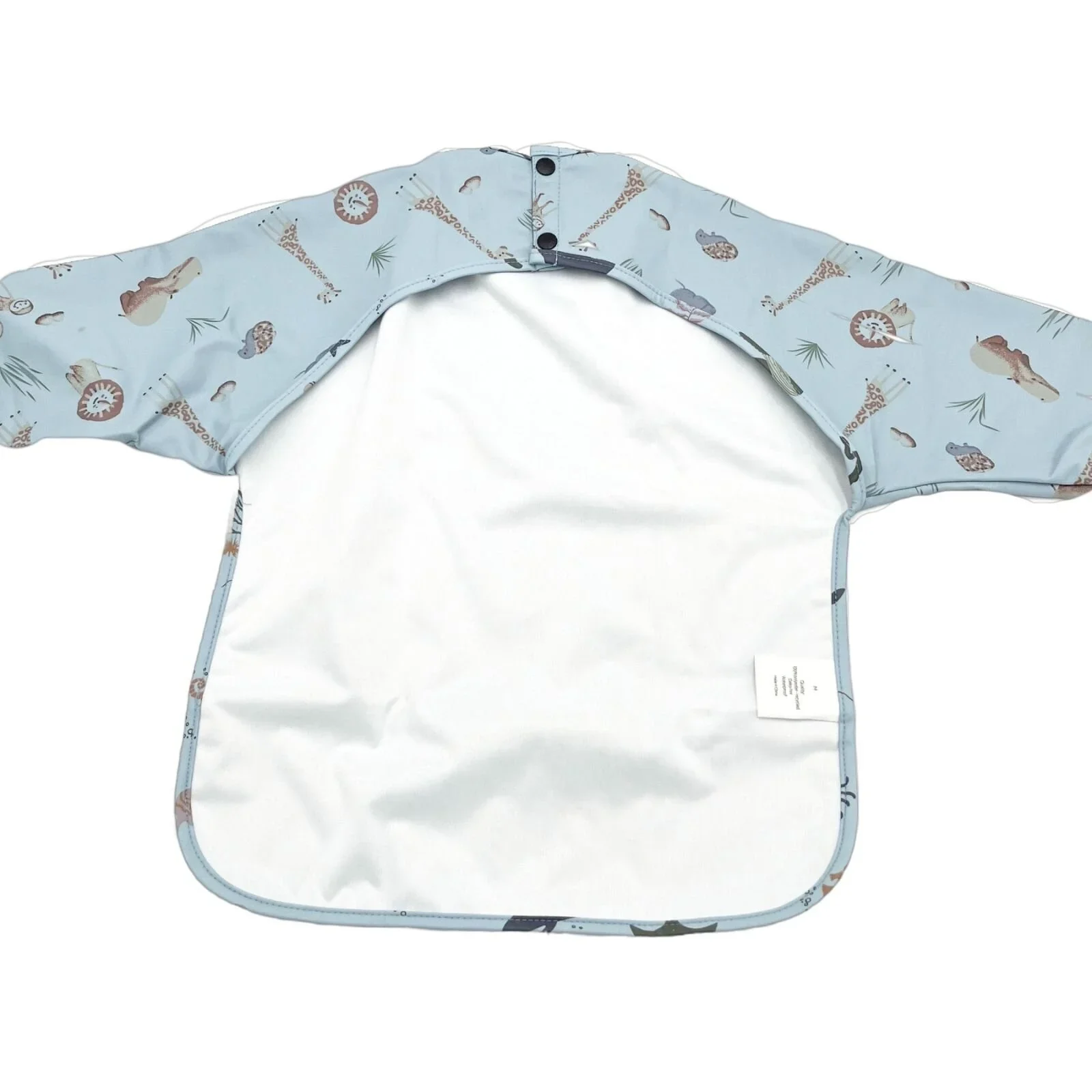 BLW Essentials Waterproof Long Sleeved Coverall Bib - Blue - Image 3