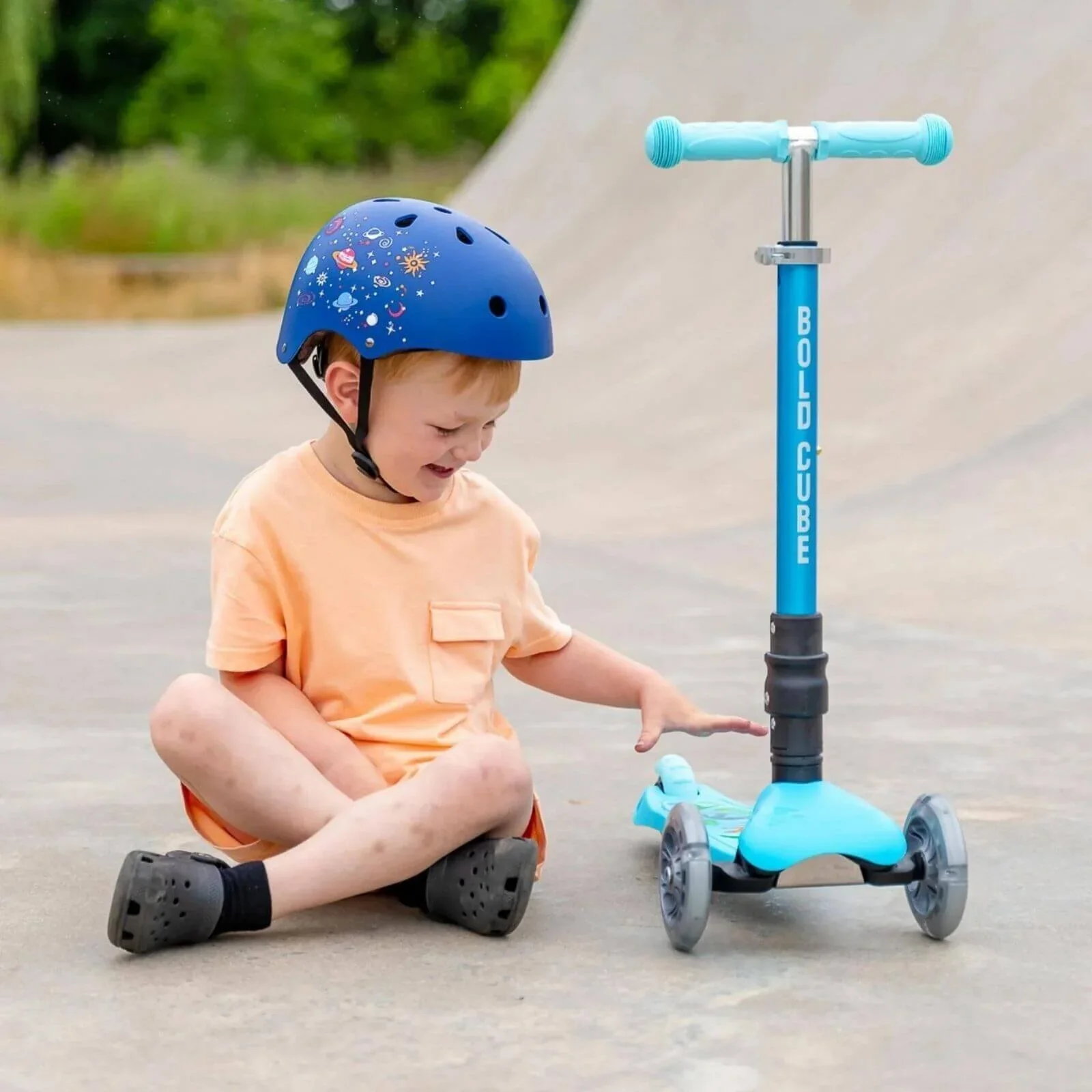 BOLDCUBE Helmet (S) - Blue - Image 5