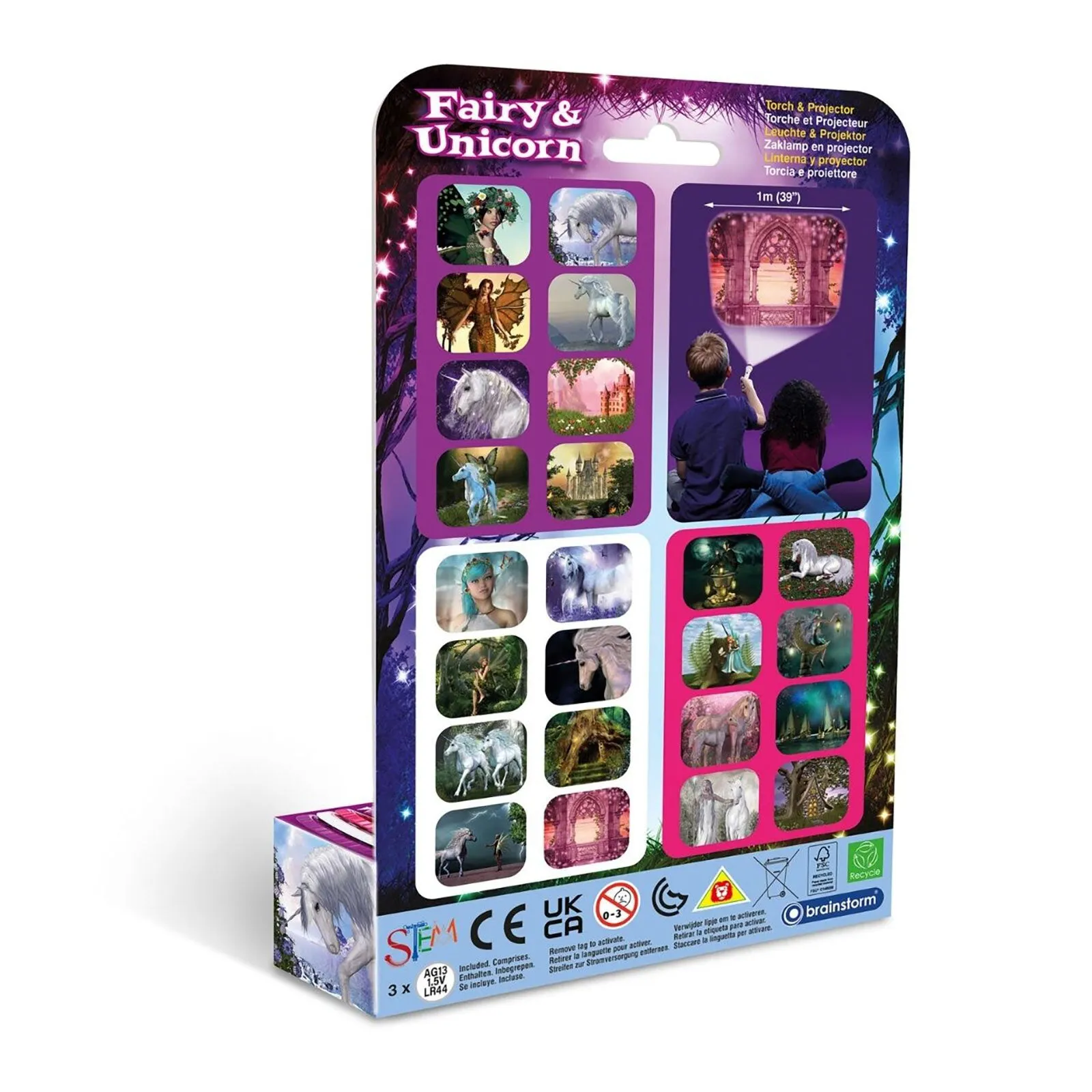 Brainstorm Torch and Projector - Fairy & Unicorn - Image 2