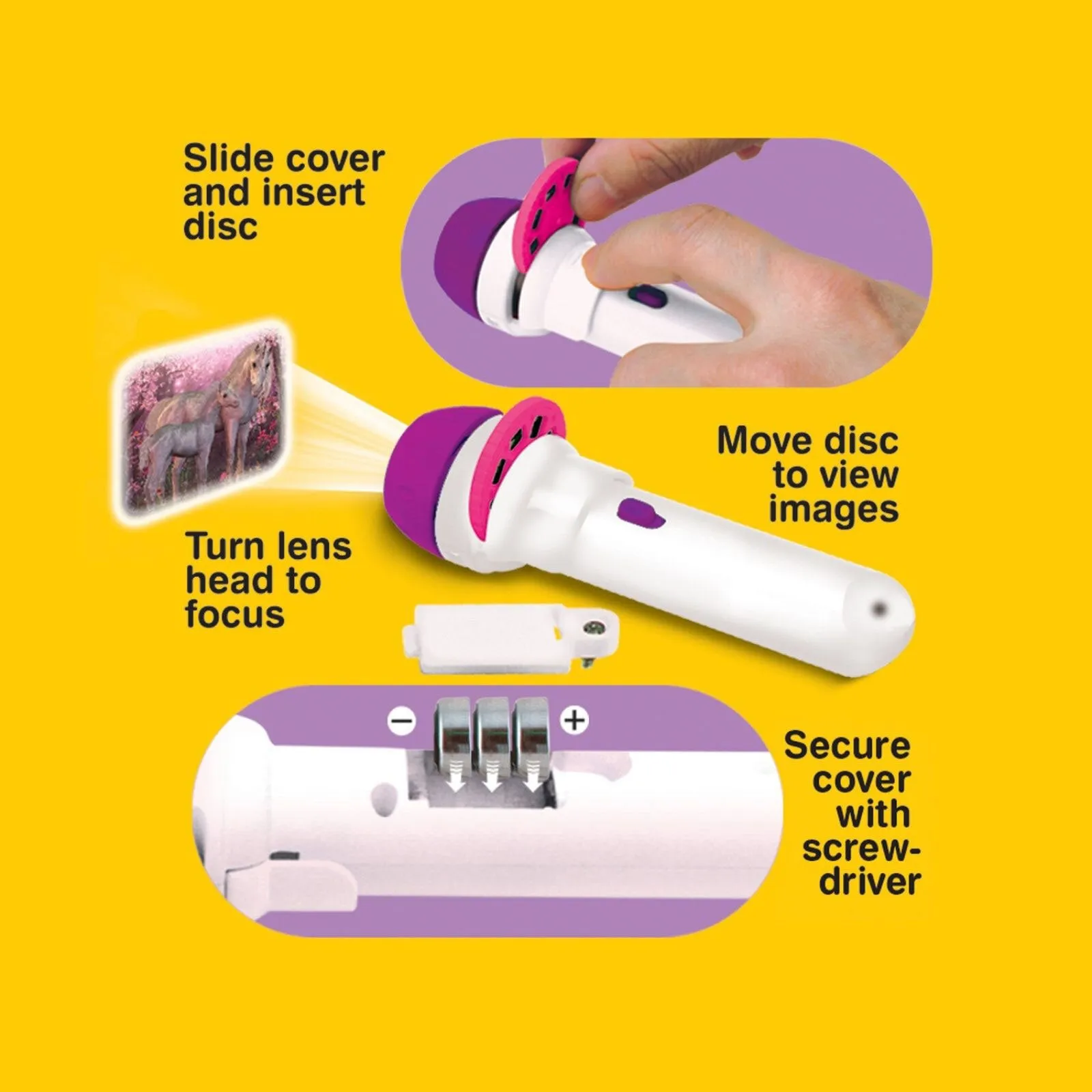 Brainstorm Torch and Projector - Fairy & Unicorn - Image 5