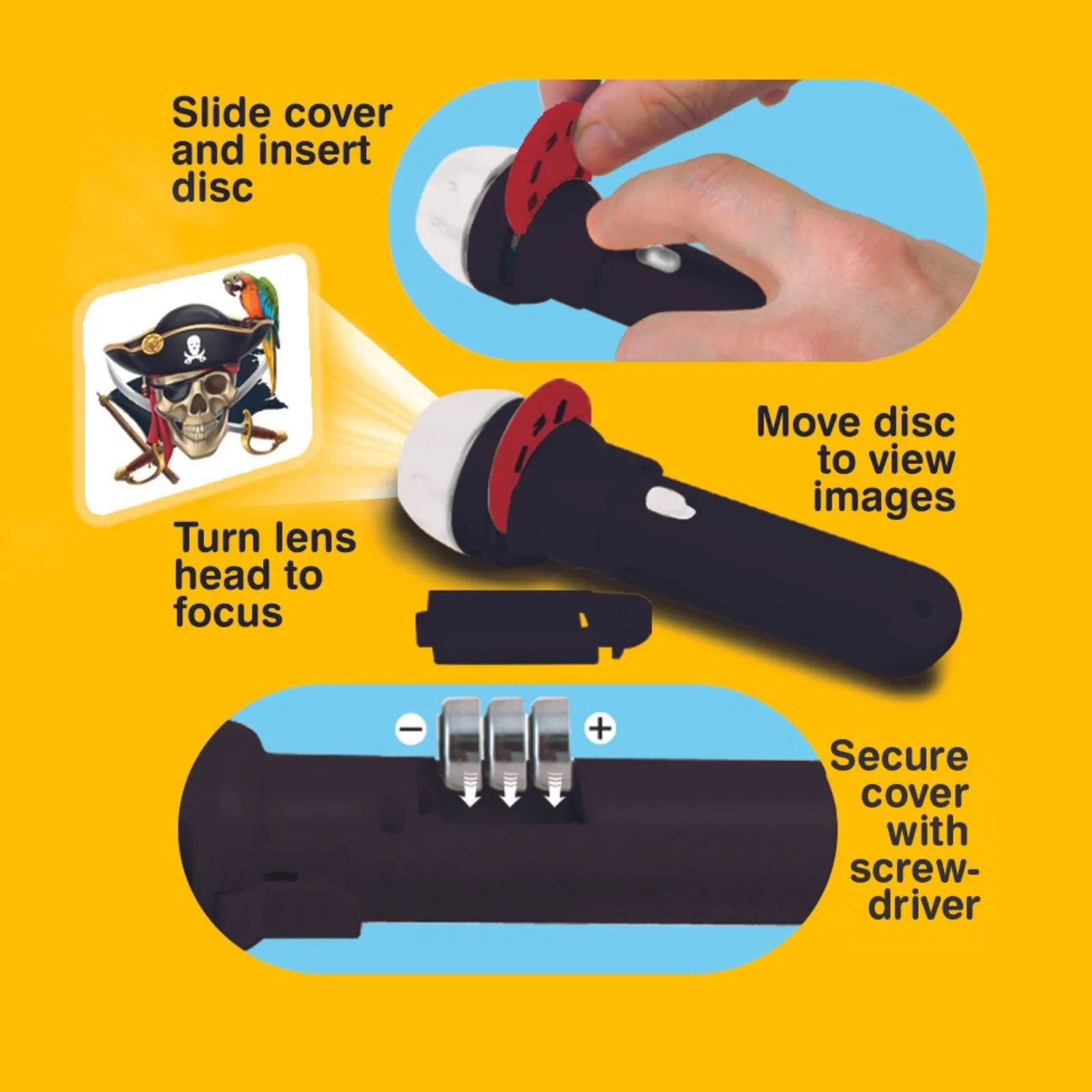 Brainstorm Torch and Projector - Pirate Torch - Image 5
