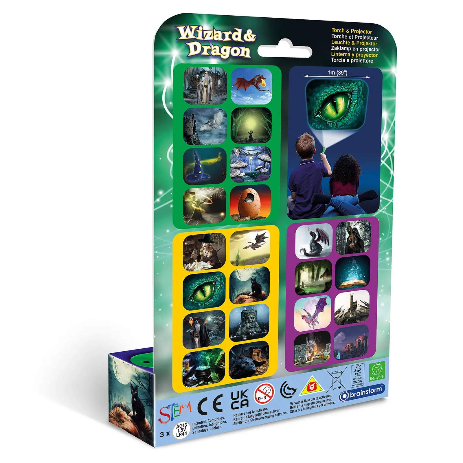 Brainstorm Torch and Projector - Wizard & Dragon - Image 2