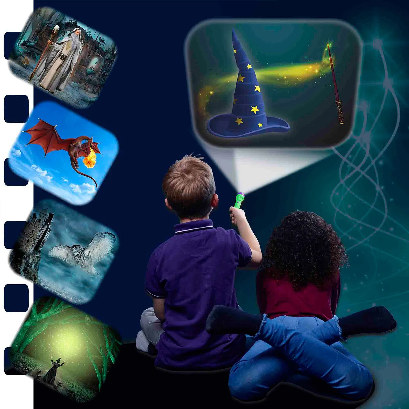 Brainstorm Torch and Projector - Wizard & Dragon - Image 4