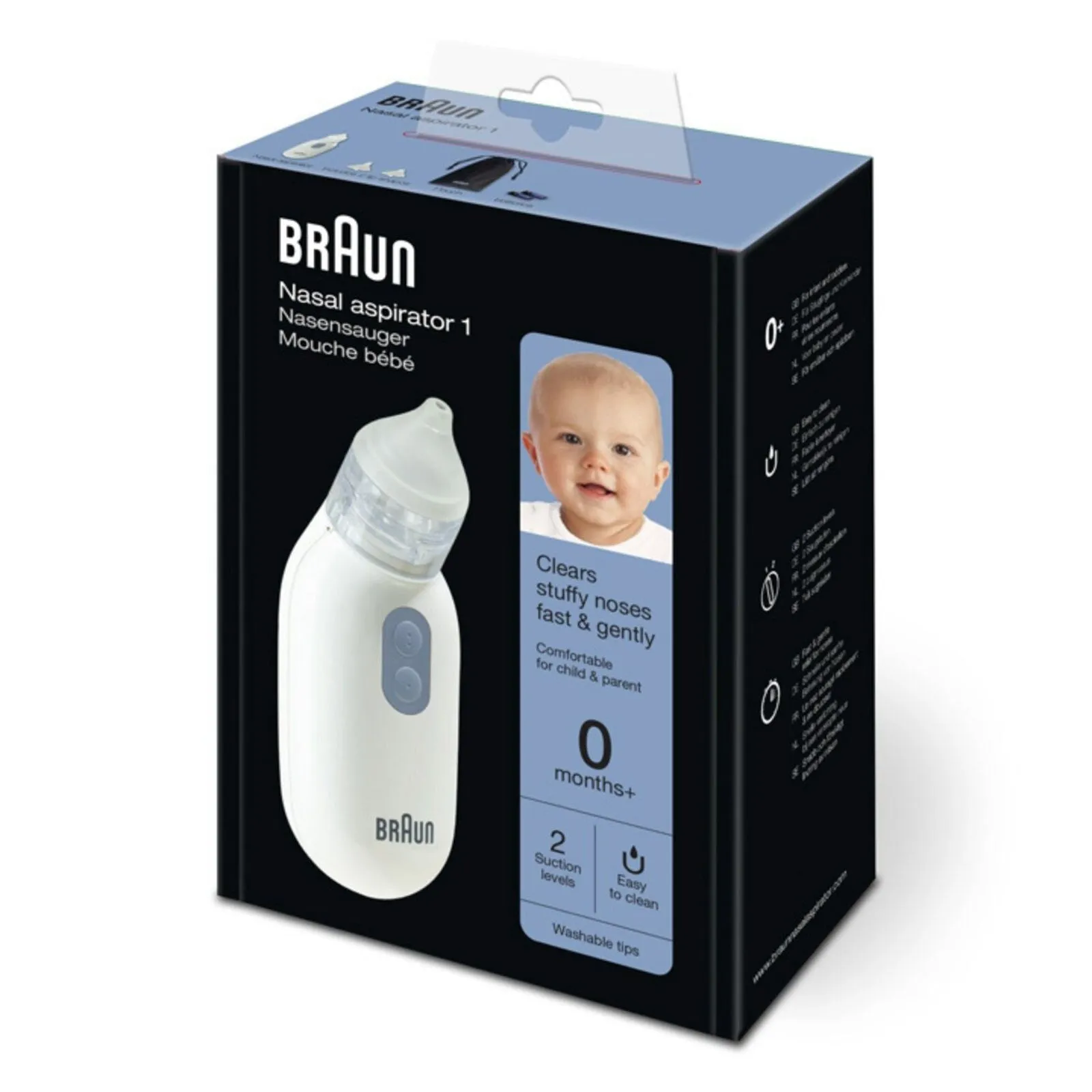 Braun BNA 100EU Nasal Aspirator 0+ months - White - Image 5