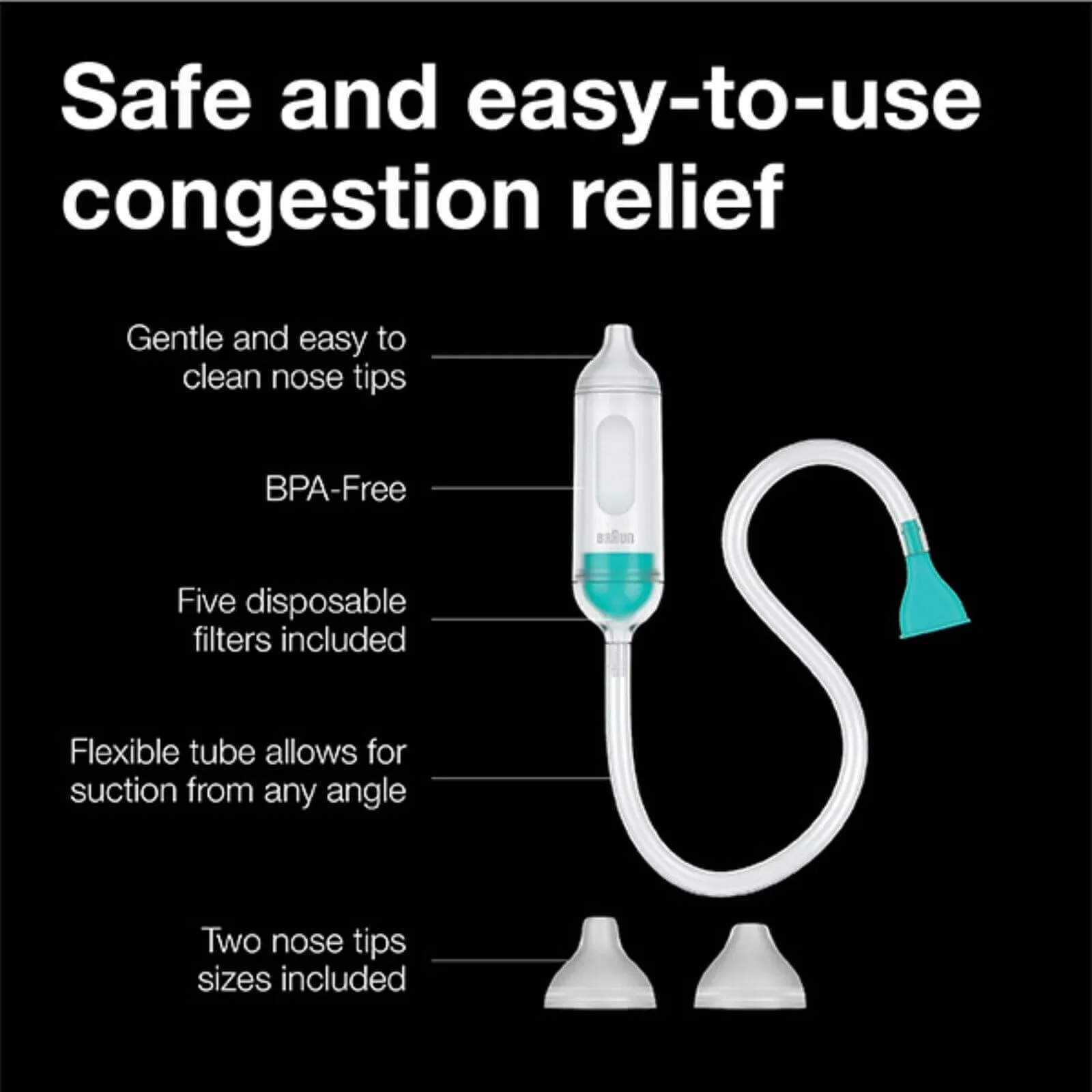 Braun Manual Nasal Aspirator - Image 3