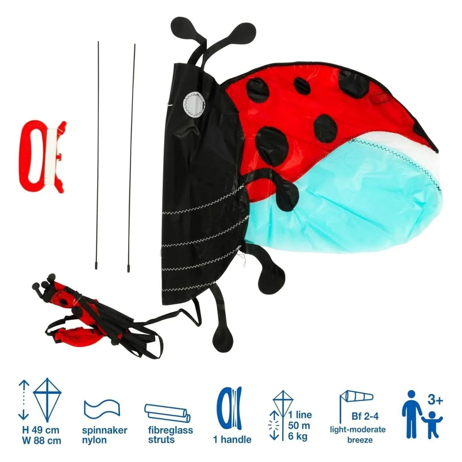 Brookite Ladybird Kite - Image 6