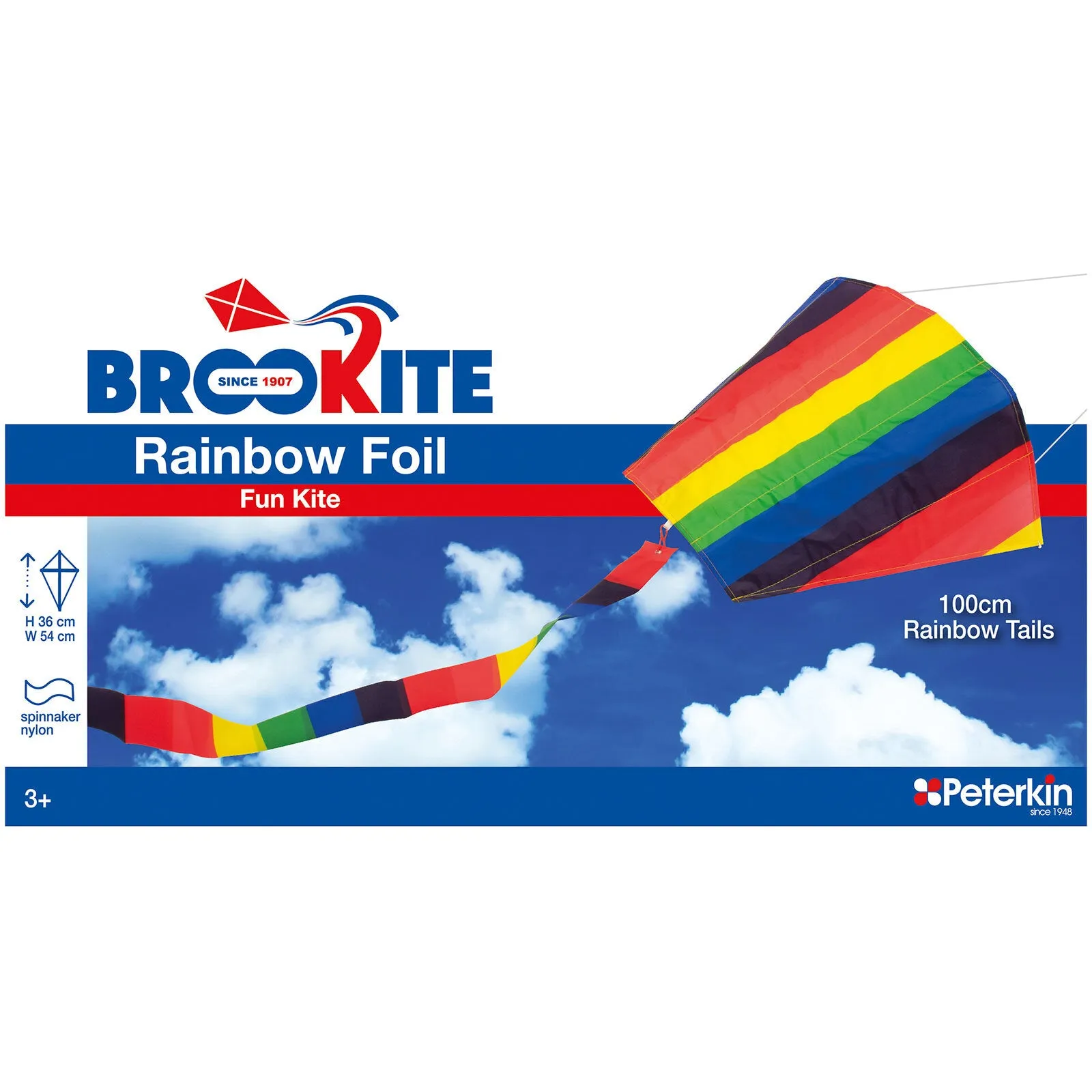 Brookite Rainbow Foil Kite - Image 2