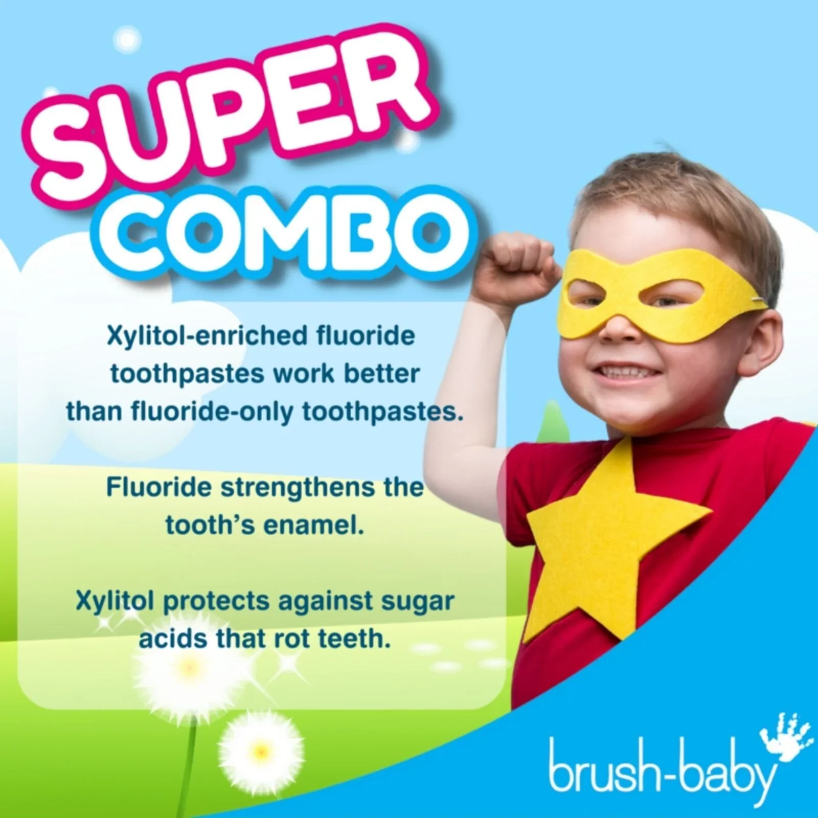 brush-baby Applemint Toothpaste 0-3 years 50ml - Image 3