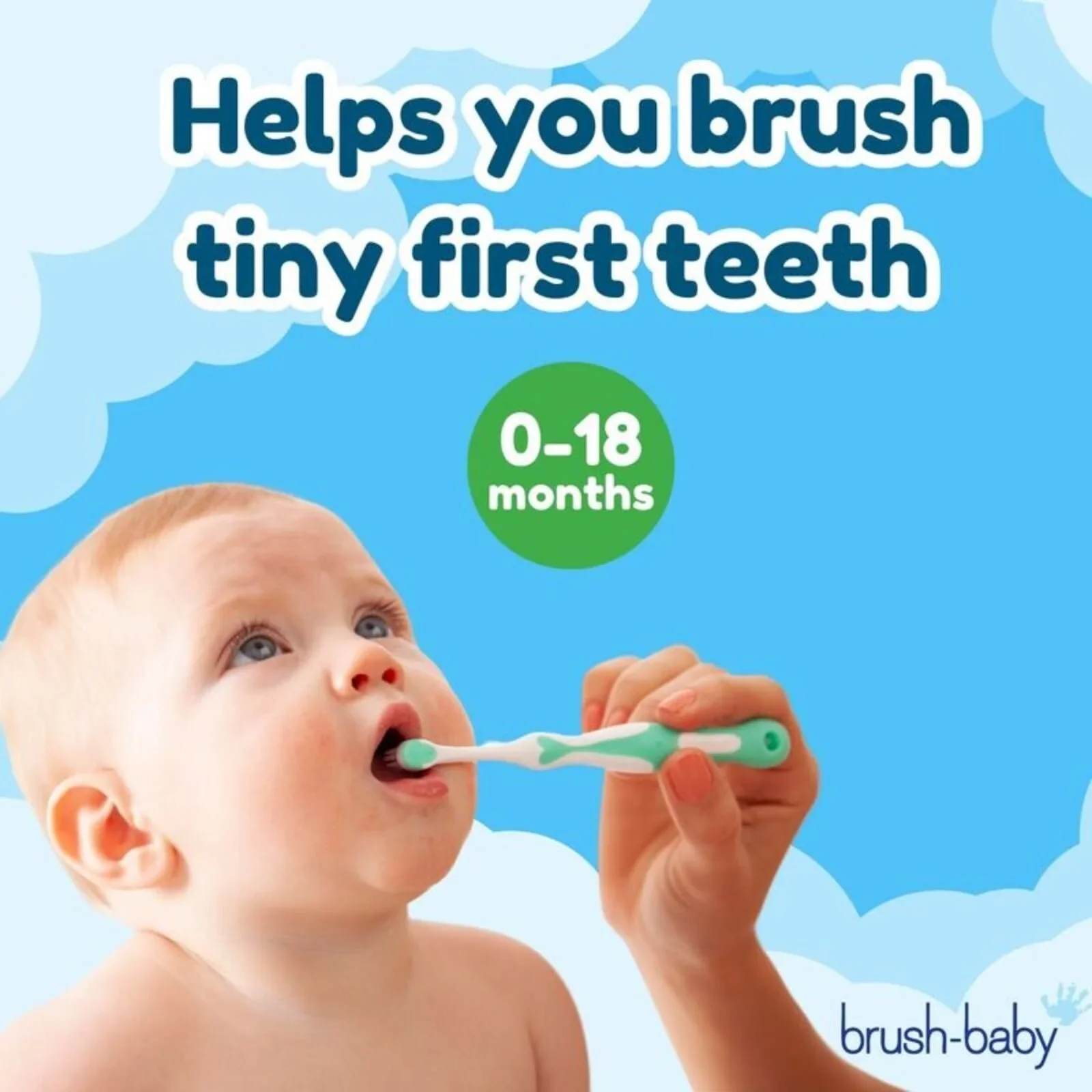 brush-baby First Brush Pack of 2 - Mixed Colours - Image 6