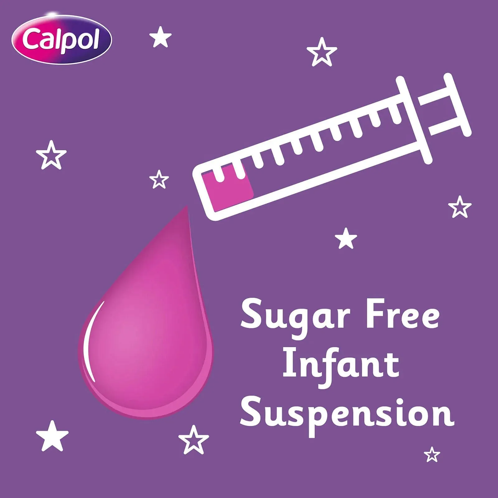 Calpol Sugar Free Infant Suspension Paracetamol Strawberry Flavour 100ml - Image 5
