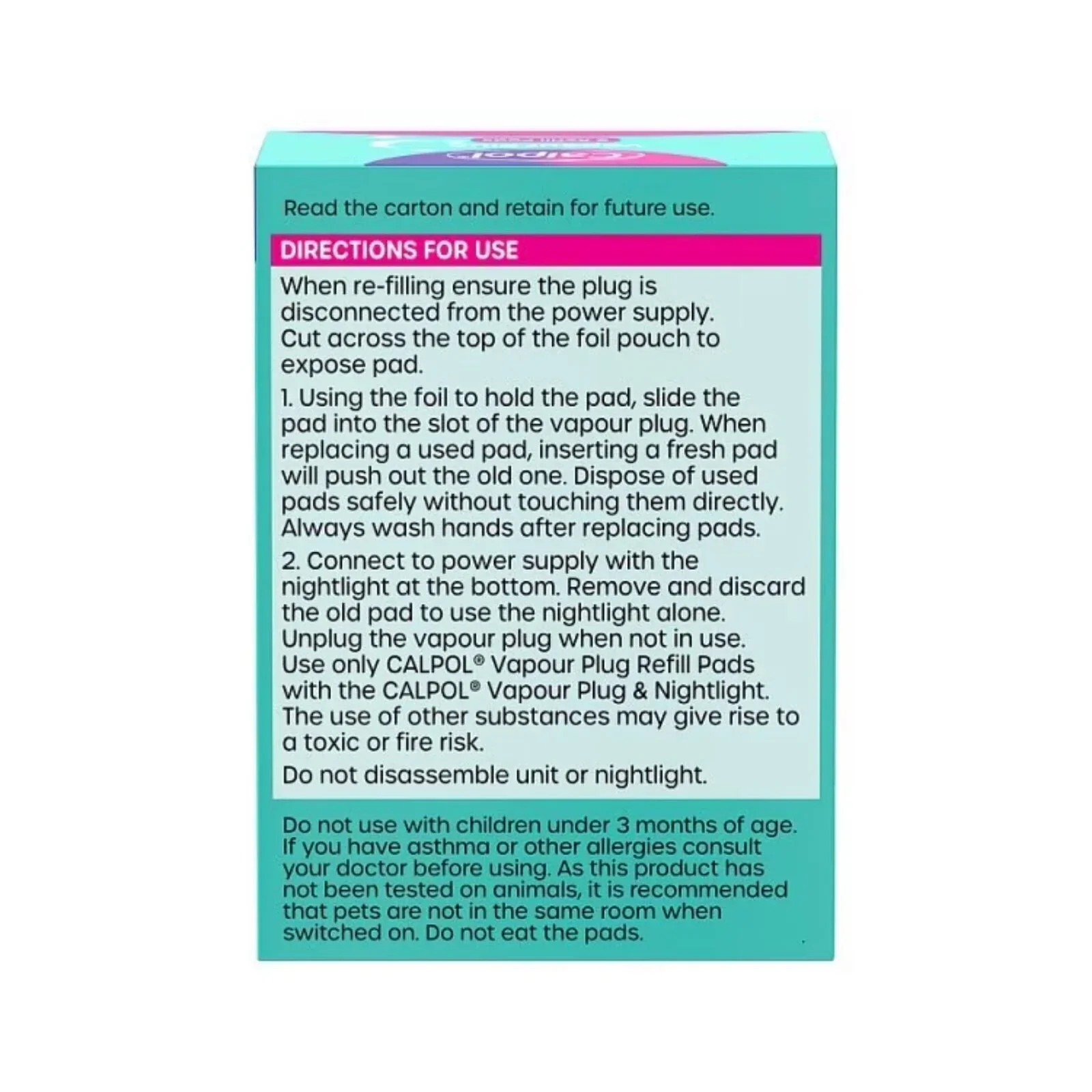 Calpol Vapour Plug Lavender and Chamomile 5 Refill Pads - Image 5
