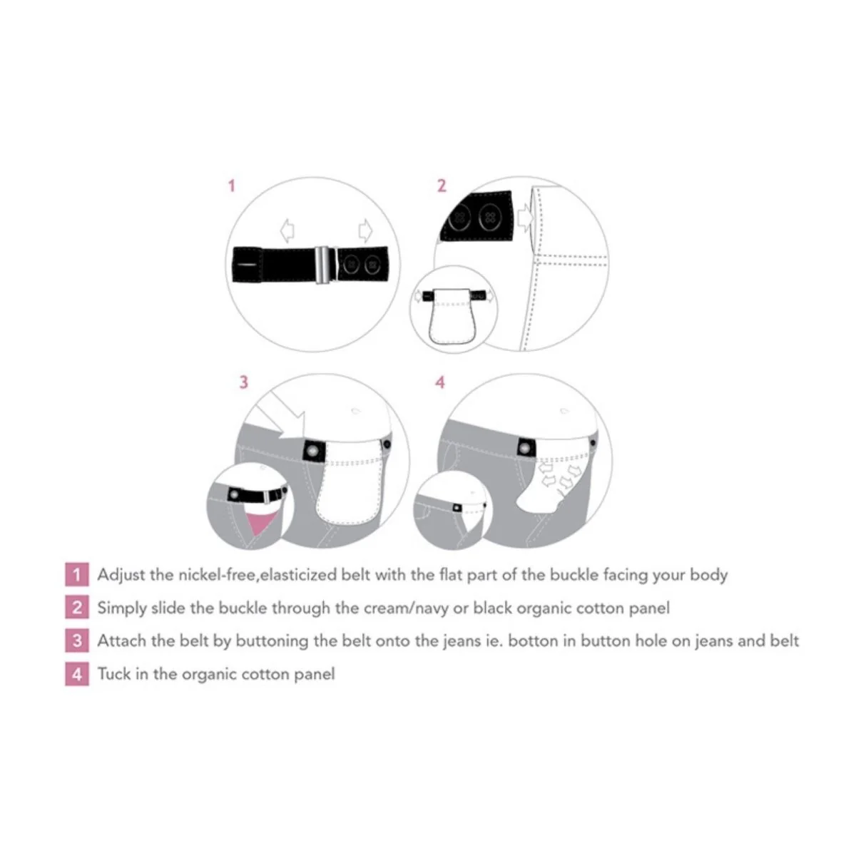 Carriwell Organic Flexibelt Waist Expander - Image 7