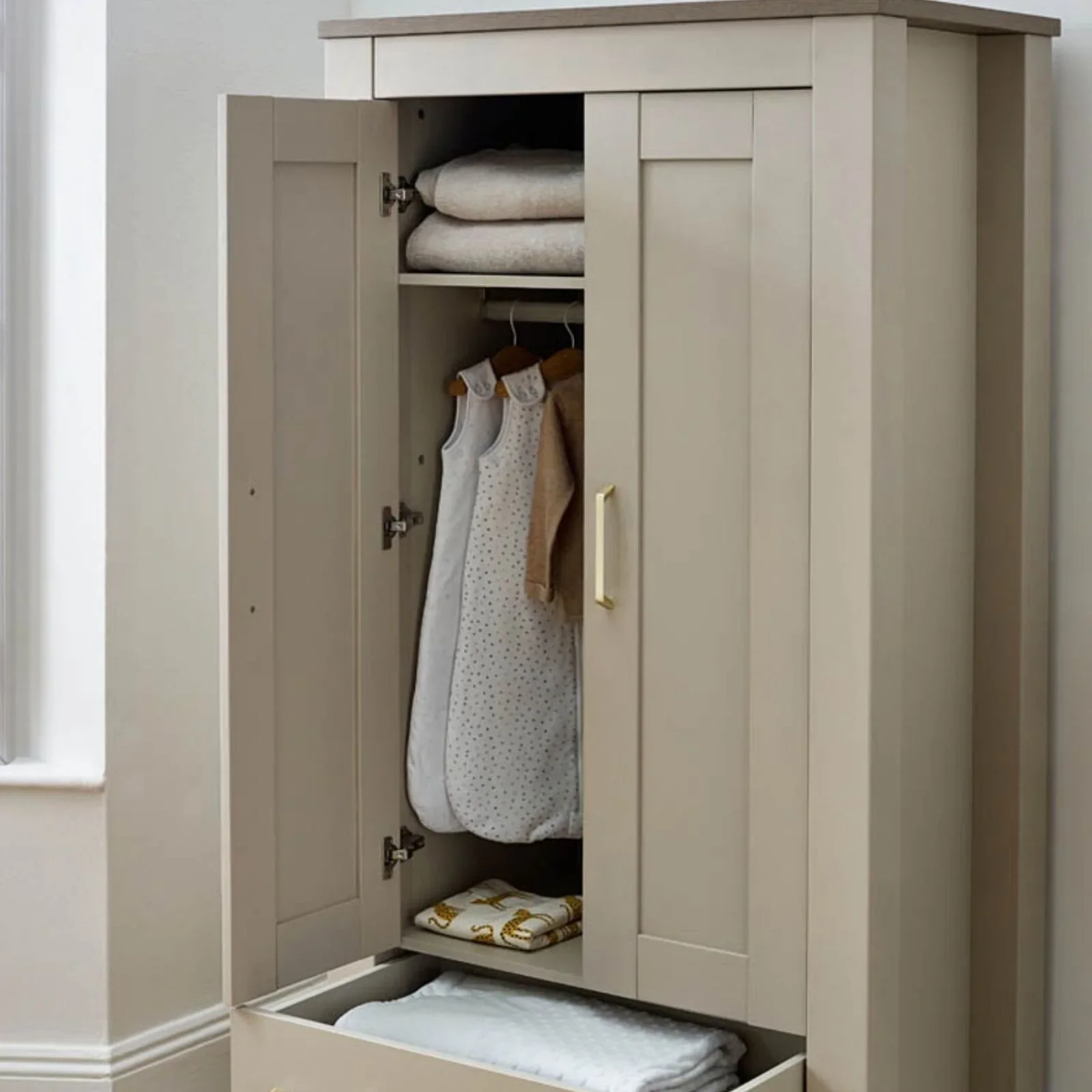 Charnwood Bordeaux Wardrobe - Oatmeal - Image 10