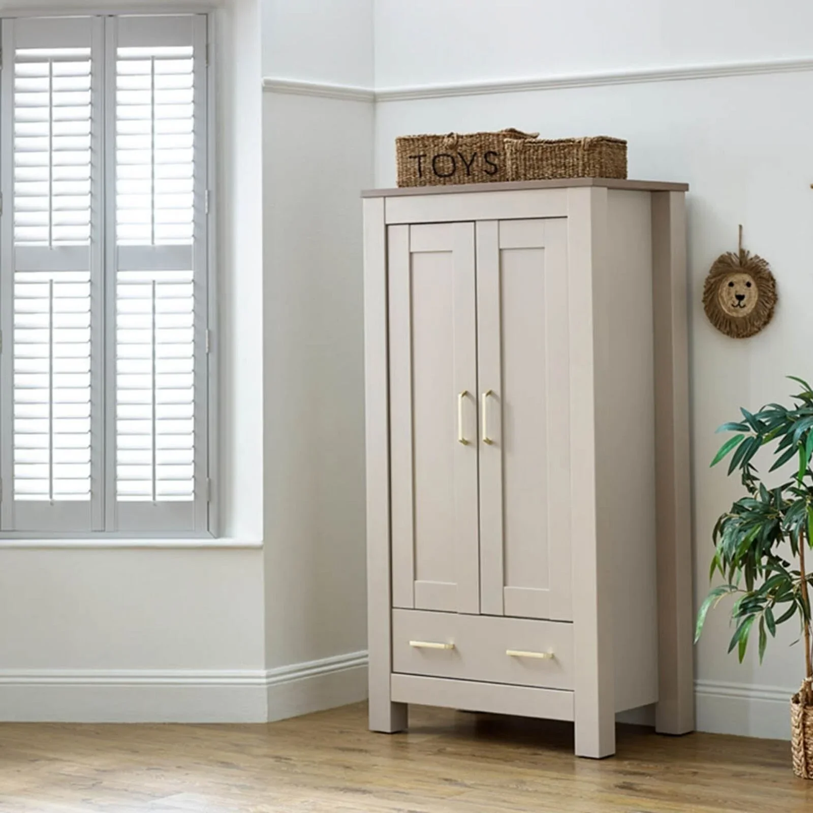 Charnwood Bordeaux Wardrobe - Oatmeal - Image 7