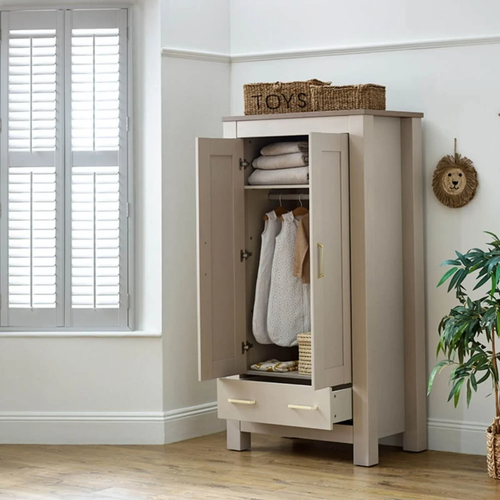 Charnwood Bordeaux Wardrobe - Oatmeal - Image 8