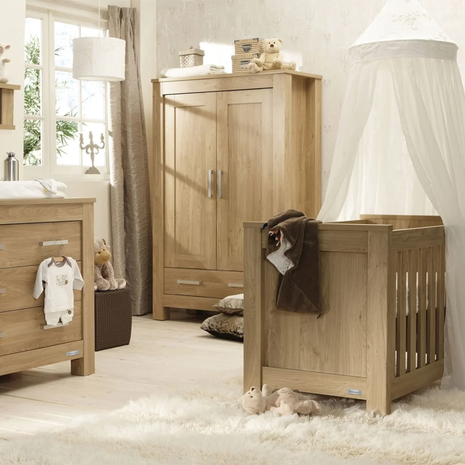 Charnwood Bordeaux Wardrobe - Oak - Image 3