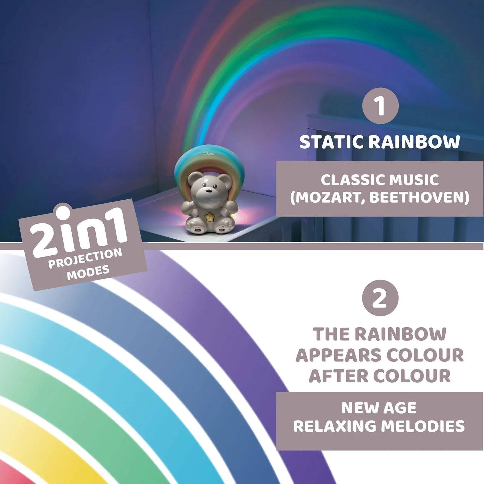 Chicco Rainbow Bear - Image 5